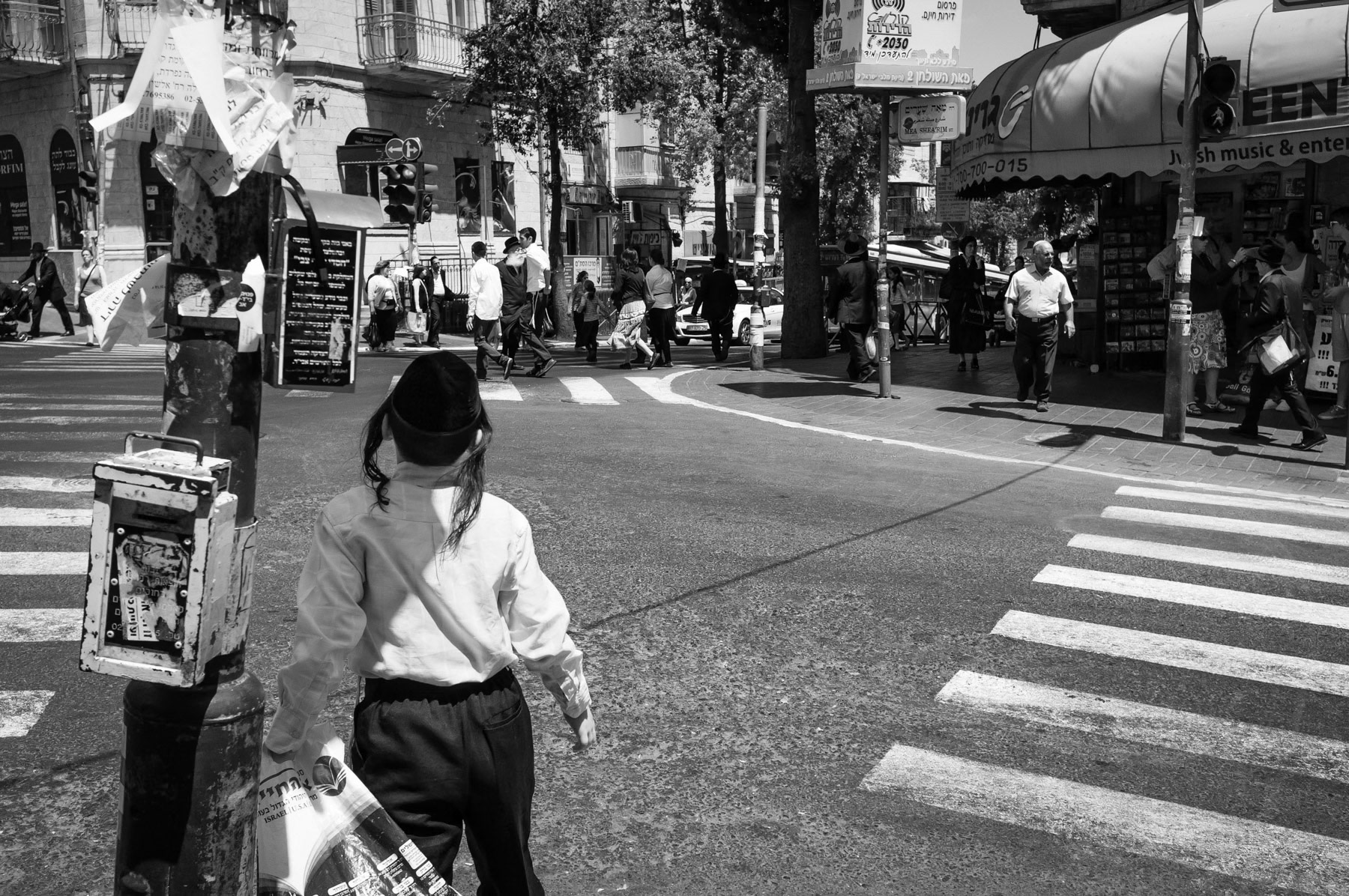 Ultra-Orthodox neighbourhood of Jerusalem, Israel, July 2013