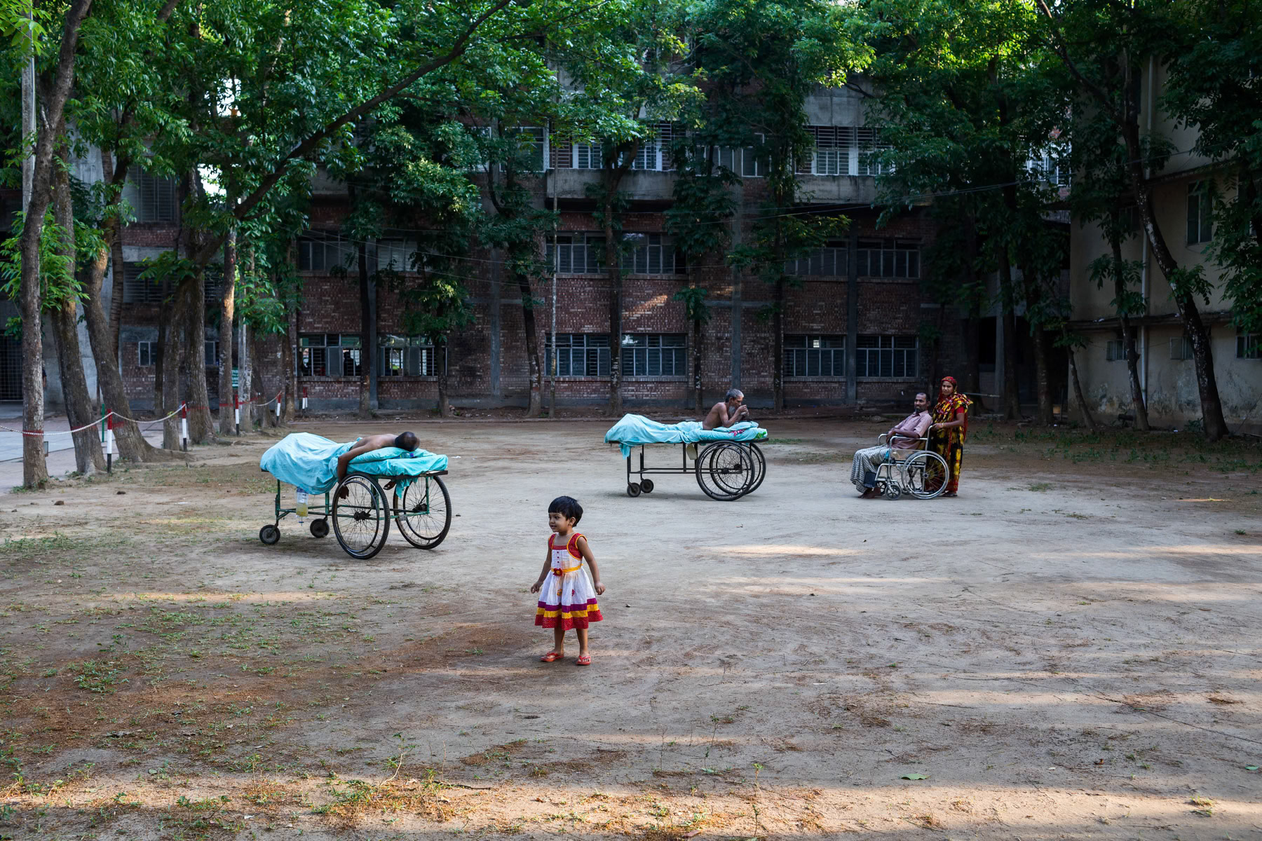 Outdoor activity, CRP Savar, Bangladesh, April 2014