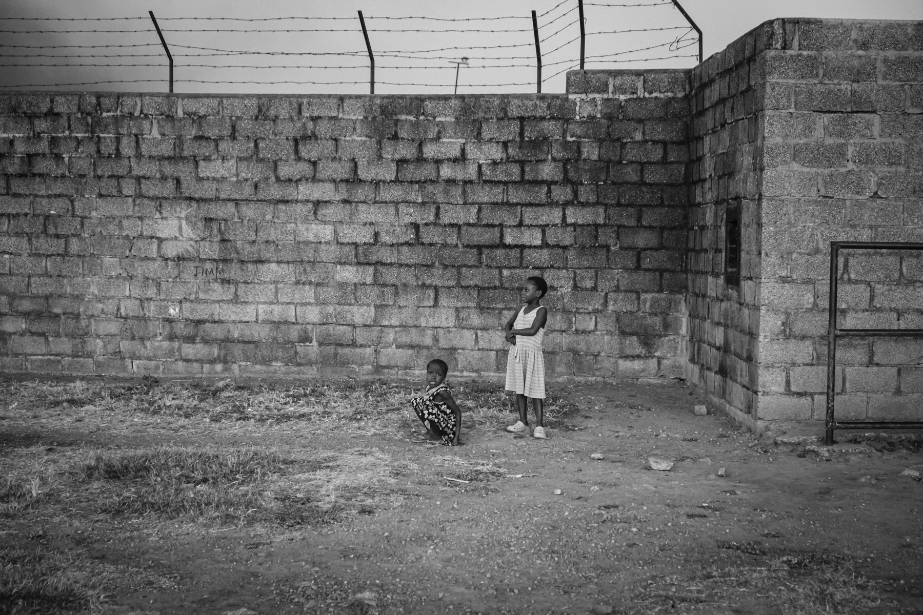 Stadium at Kasanda mine district. Kasanda is the most contaminated and soil polluted area in Kabwe. The soil in and around the city of Kabwe contains life-threatening levels of soil particles containing lead. The amount is estimated to be 10 times above WHO safety limits and even much higher in hotspots. Children are particulary vulnerable as they have the tendency to swallow the most when playing outside in a dusty environment. Kabwe, Zambia, May 2021