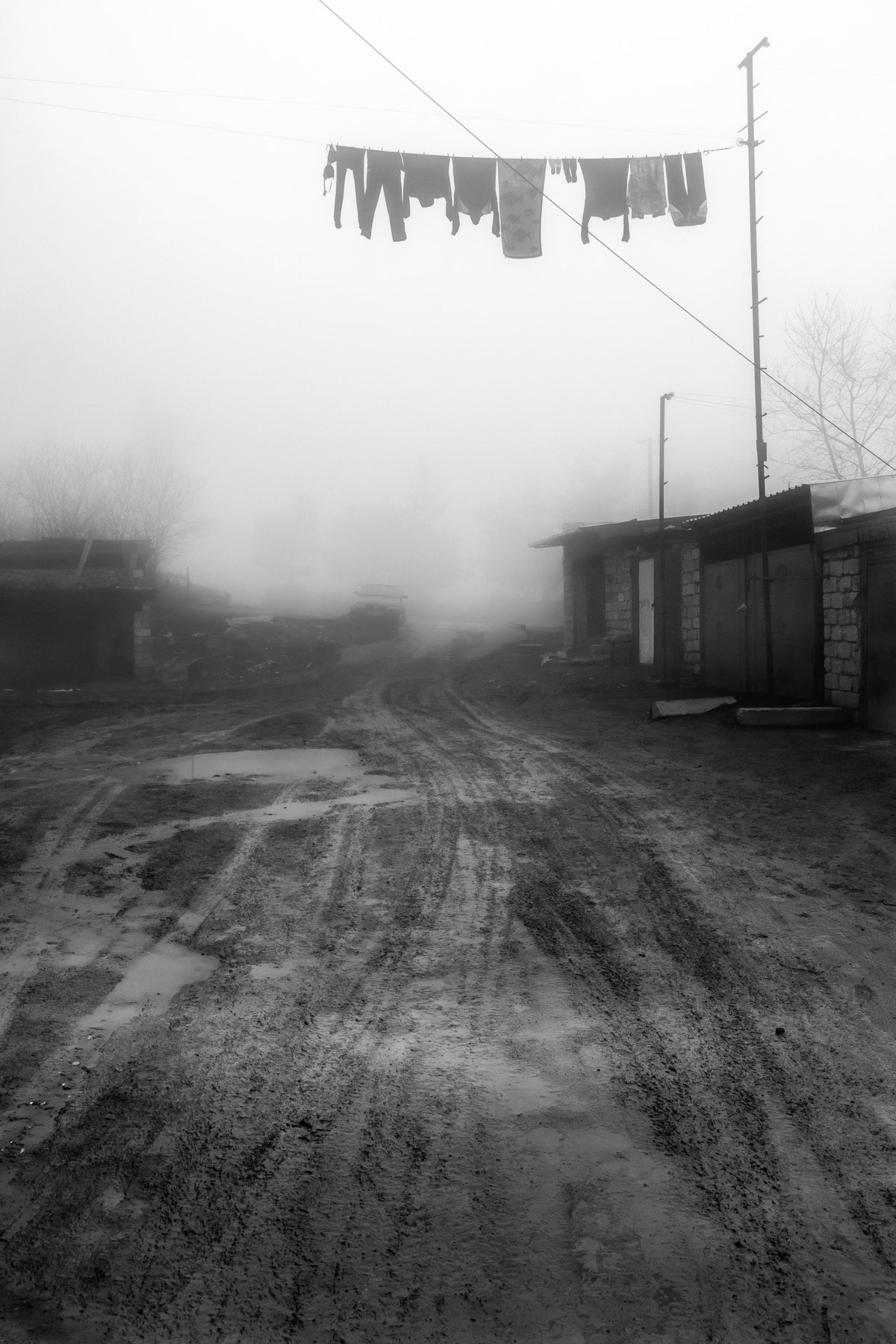Alley in Shushi town, Nagorno-Karabakh, March 2014