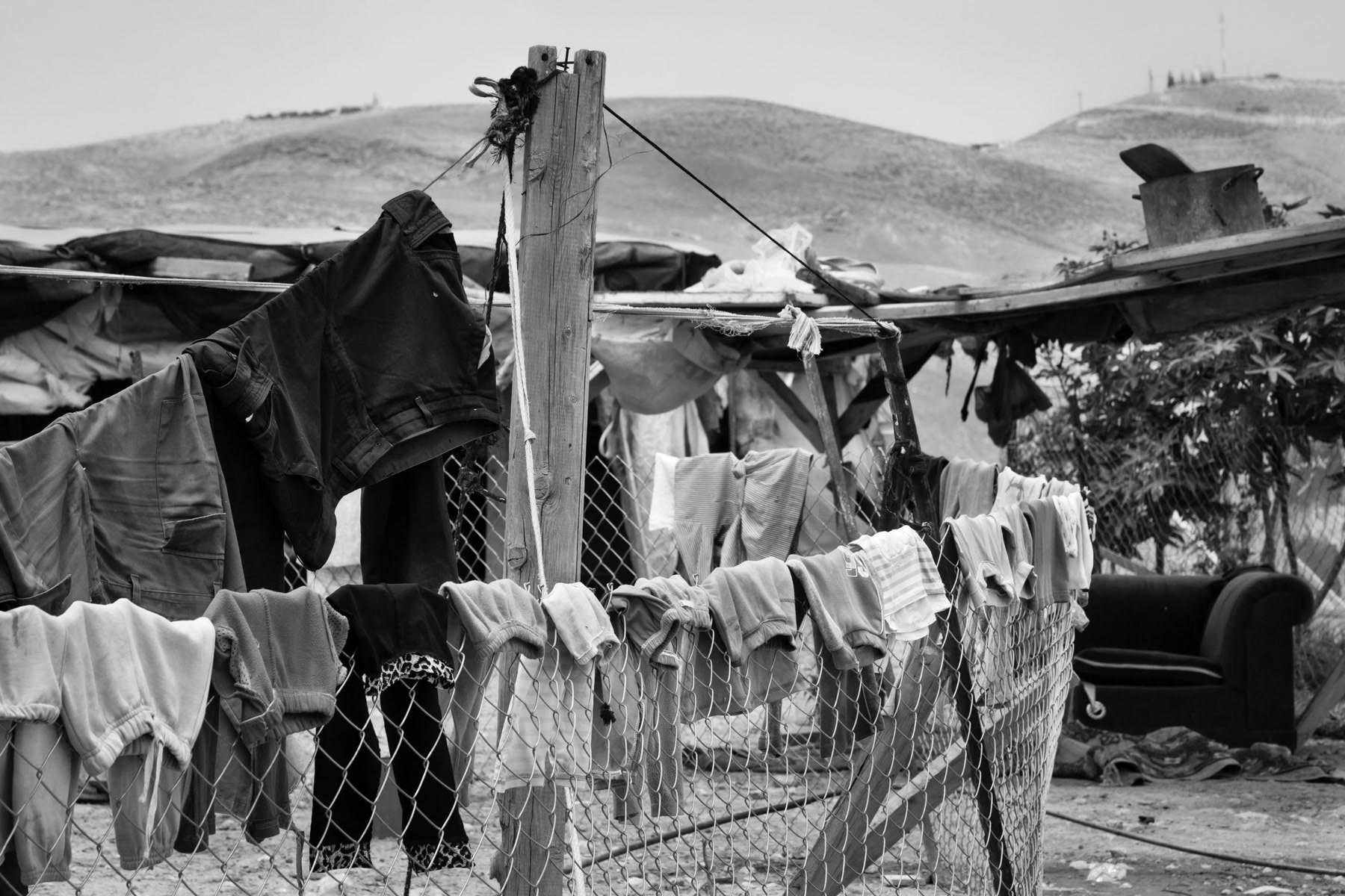 Bedouin dwelling, West Bank, May 2014
