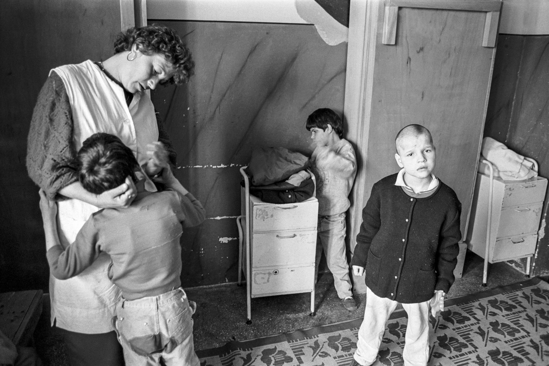 Child institution for orphans with physical and mental problems, Cluj-Napoca, Romania, May 1993