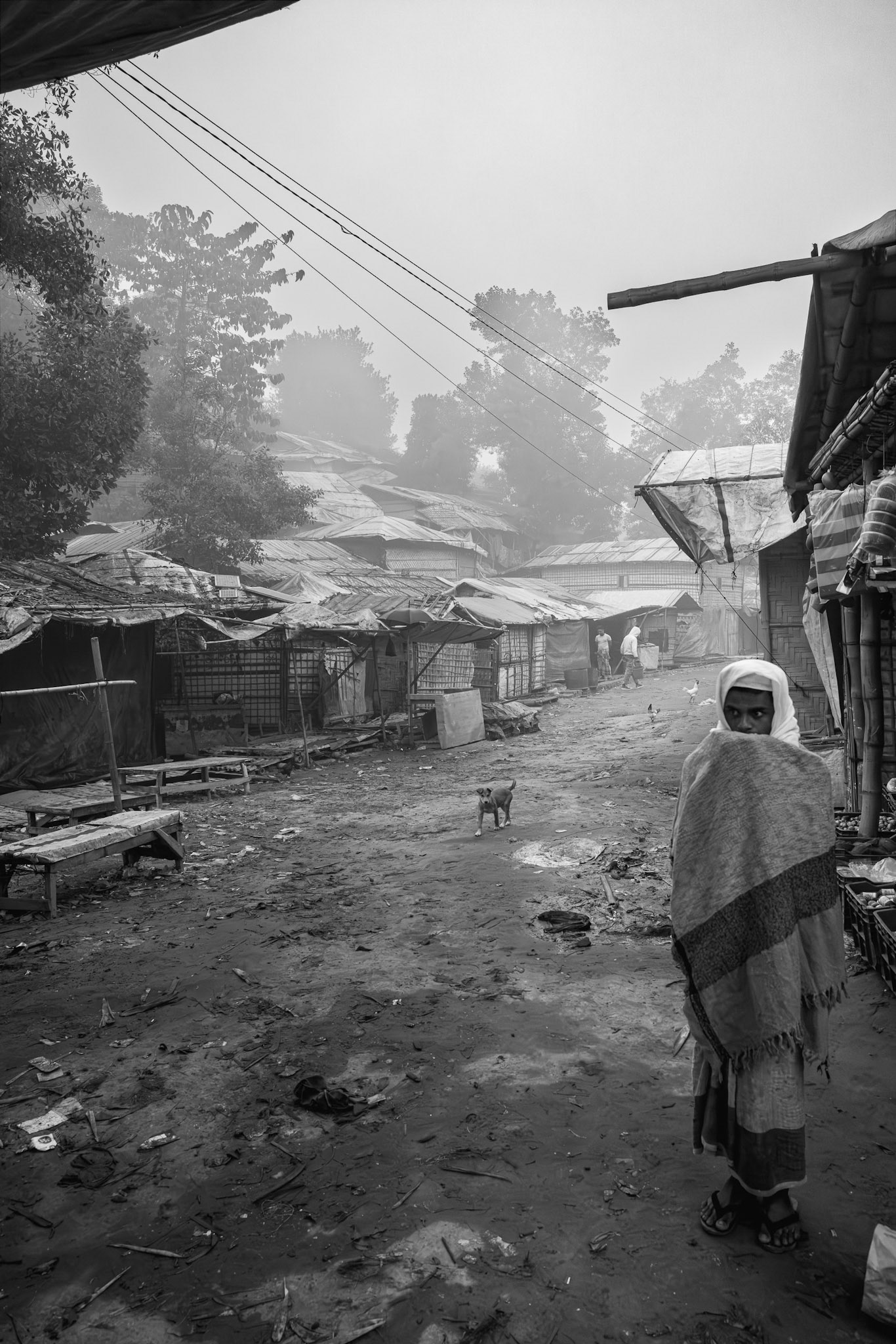 As new waves of persecuted Rohingya continue to arrive from Myanmar due to ongoing conflict in Rakhine State, the infrastructure of the camps is stretched to its absolute limit. Kutupalong camp, Bangladesh, January 2026