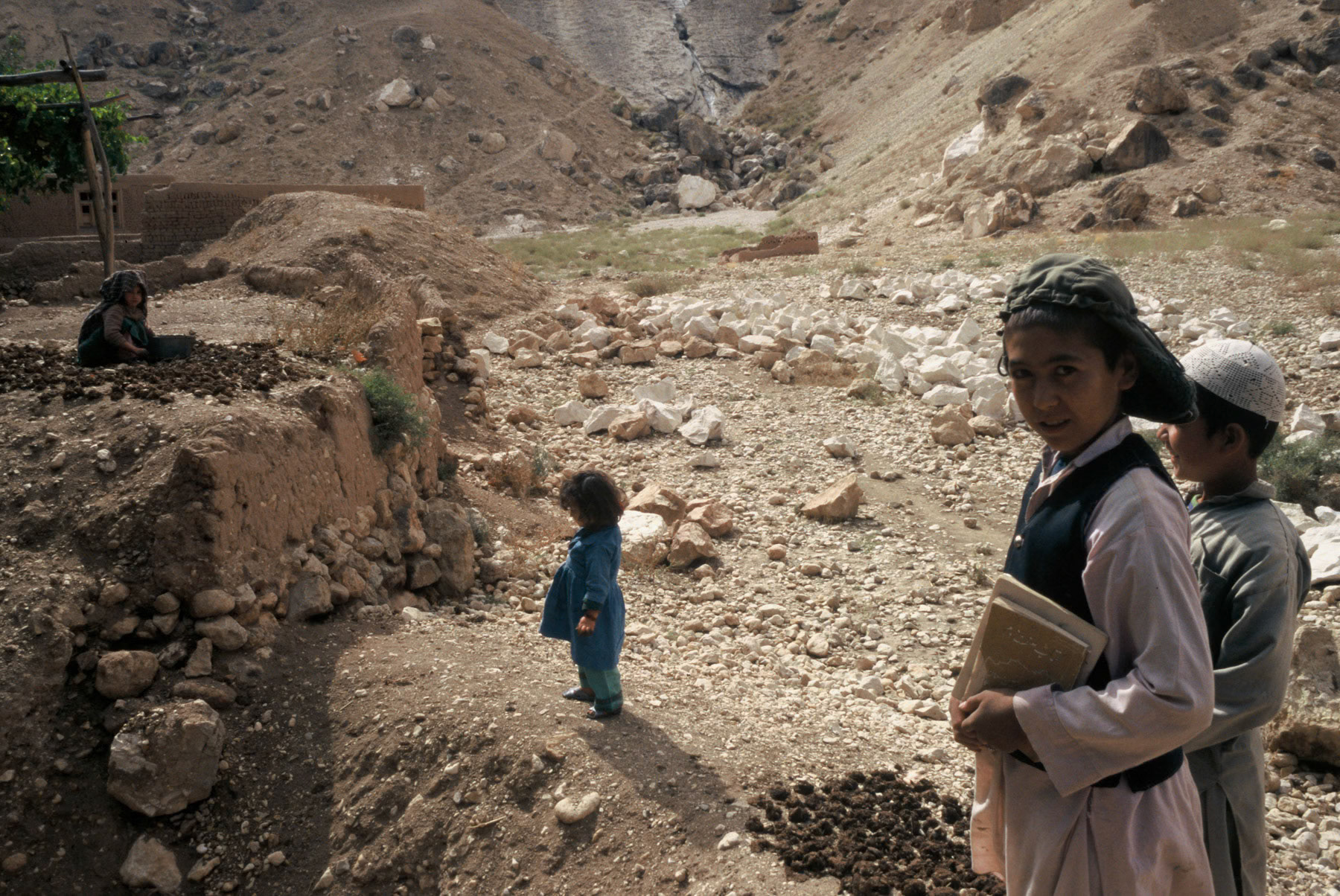 Bamyian province in central Afghanistan, 1995