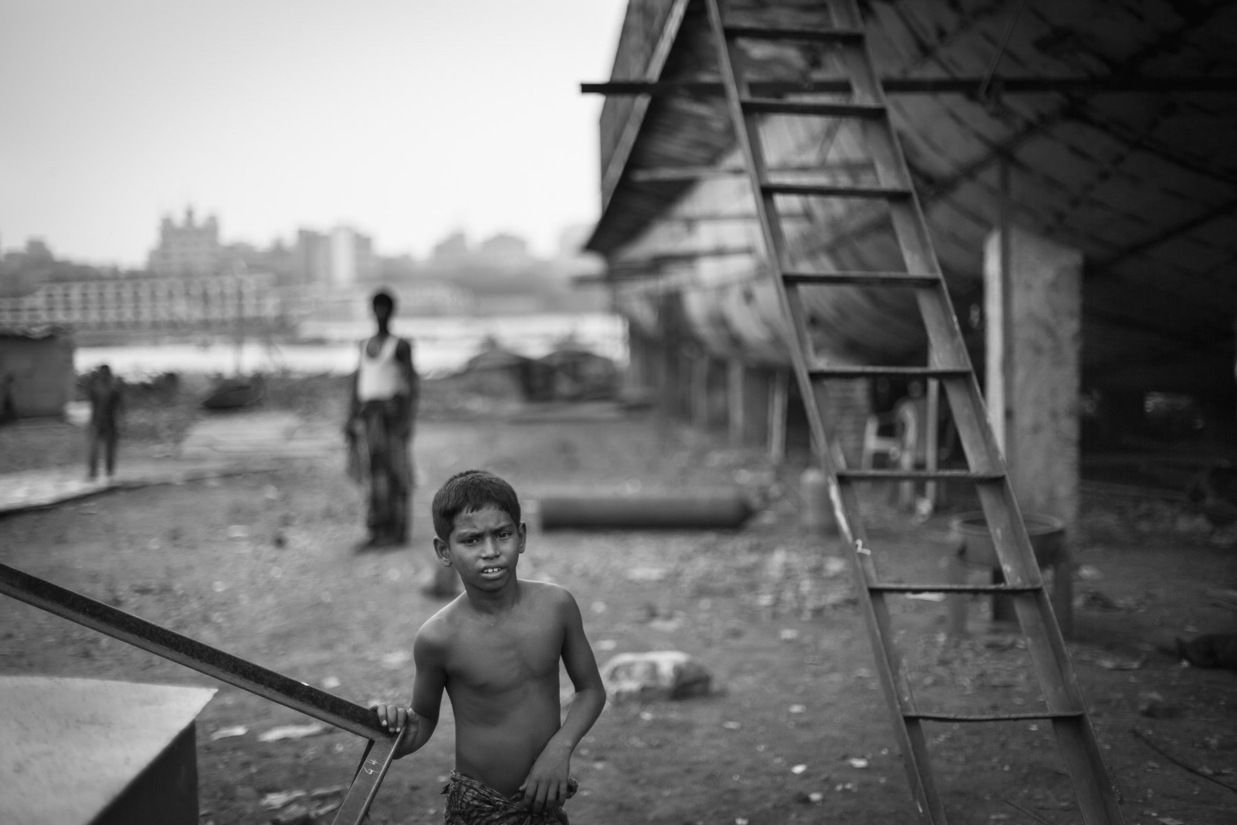 Shipyards for construction of ferry boats, Dhaka, Bangladesh, October 2014