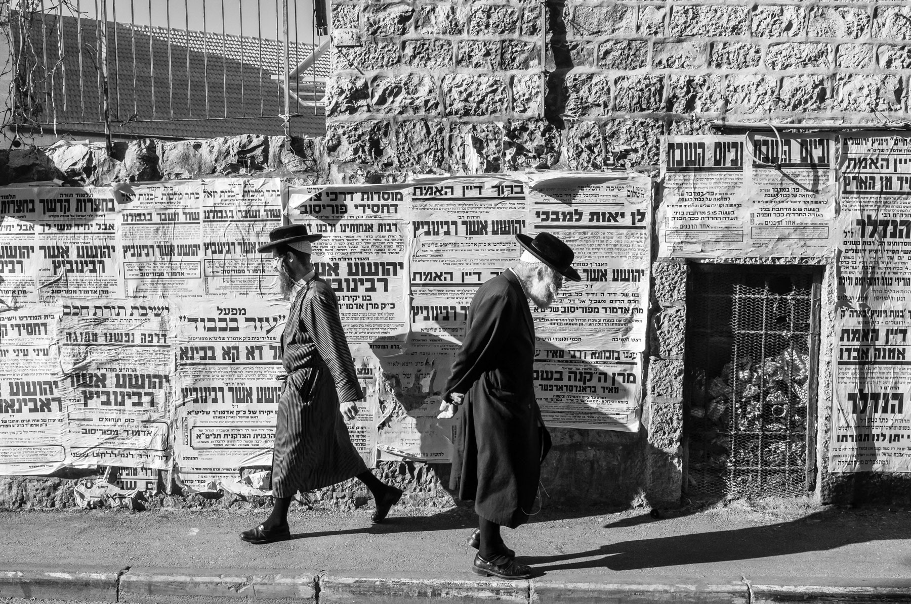 Ultra Othodox Neighbourhood of Me'A She'Arim near the green line separating West and East Jerusalem, Israel, May 2014