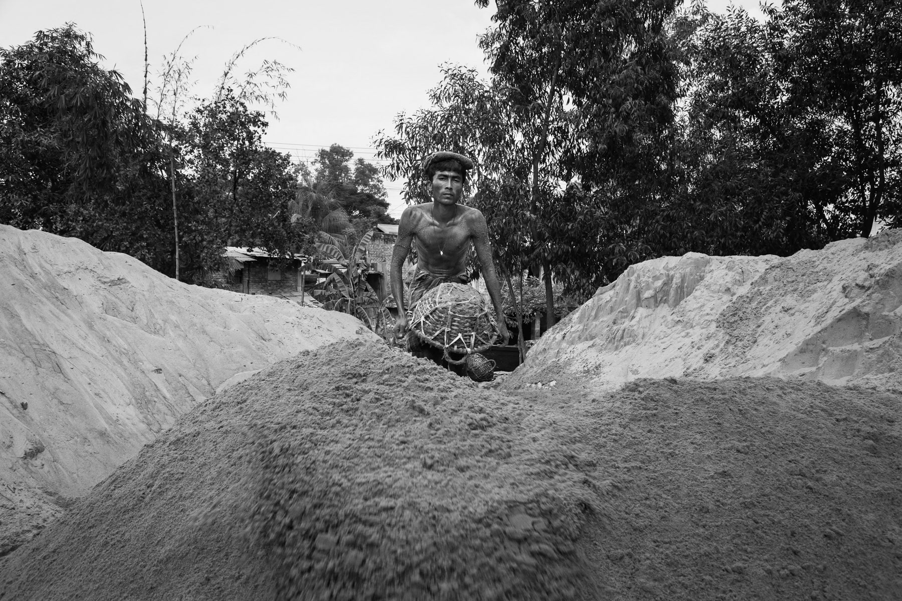 Sand carriers, Chittagong, Bangladesh, October 2014
