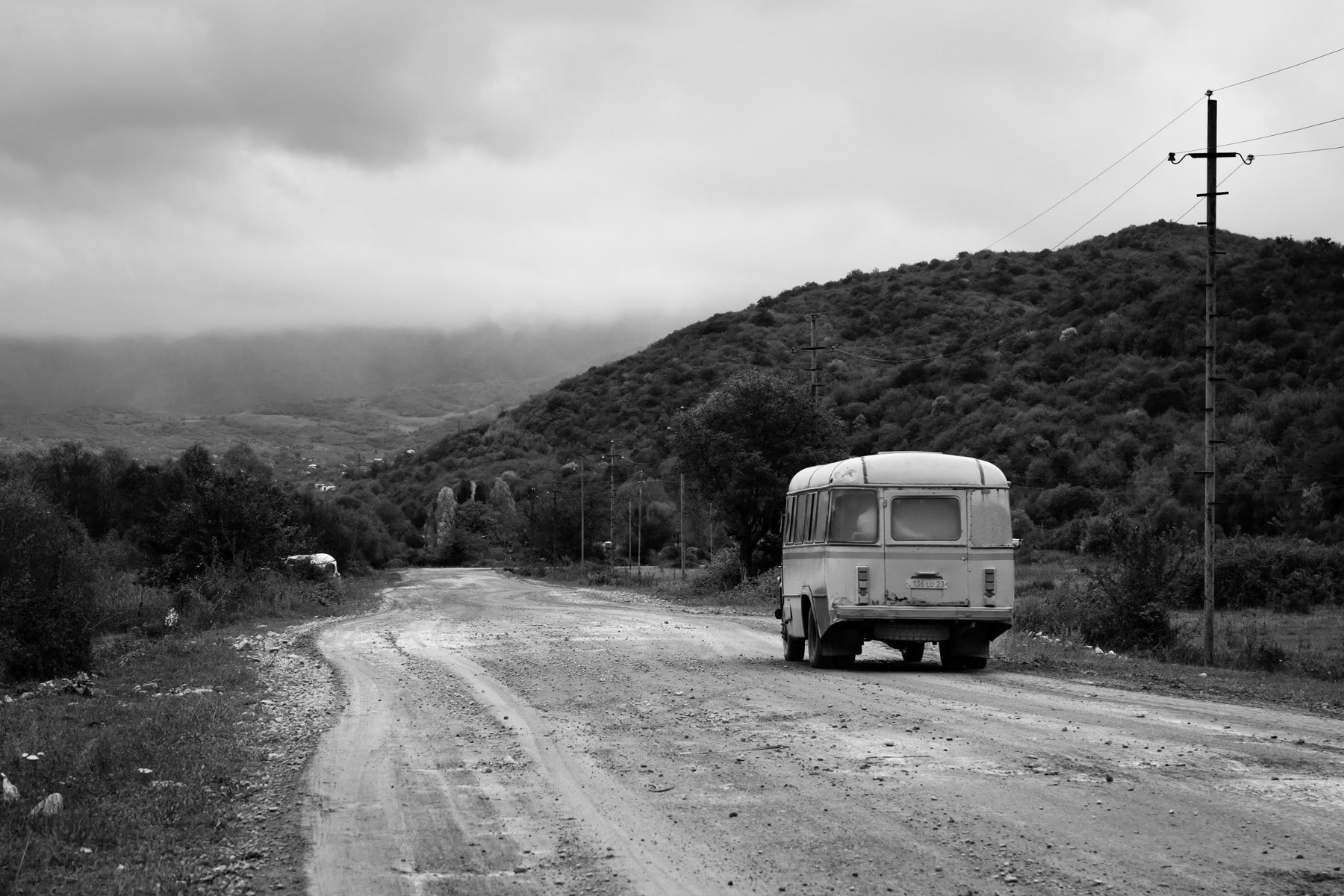 Martakert to Drmbon road in nothern Karabakh, October 2013