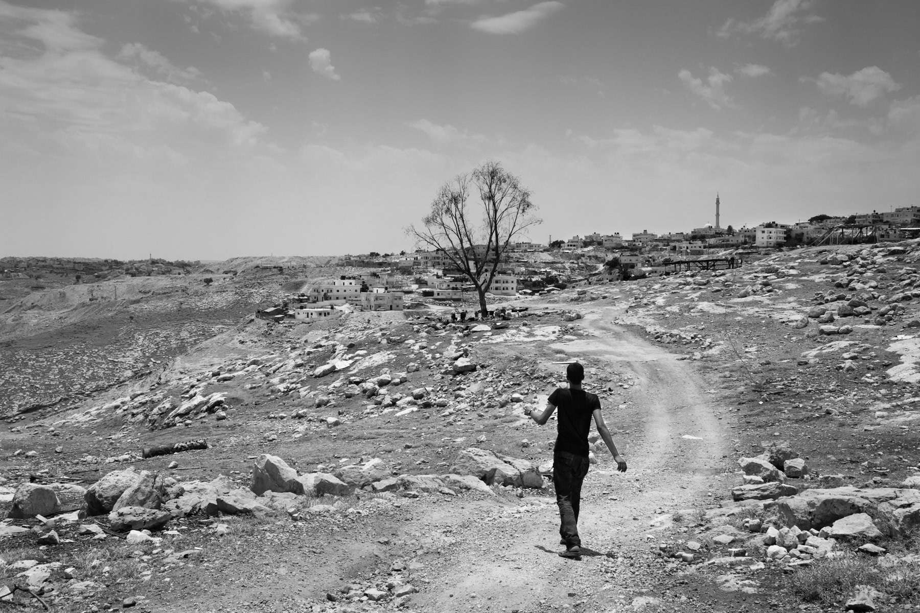 Bedouin site on the outskirts of Ezeriya, West Bank, May 2014