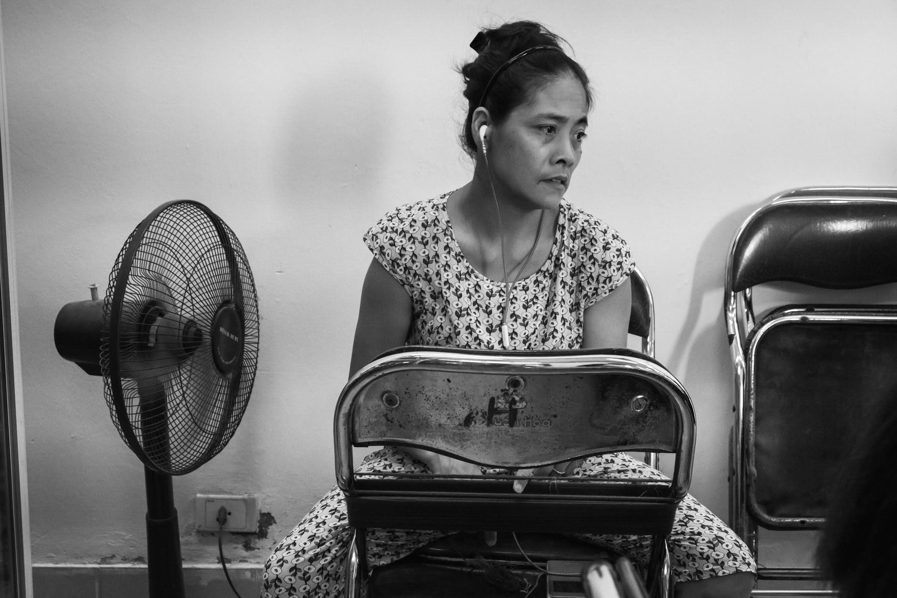 Agent Orange victim at the Friendship Village in Hanoi. Agent Orange is a chemical defoilant rich in dioxin that was massively used by the American Army in clearance operations during the Vietnam War. Although its use was stopped in 1971, almost 50 years later desendants of affected victims are still born with mental and/or physical problems due to the toxicity of the dioxin passed on through generations. Hanoi, Vietnam, June 2018