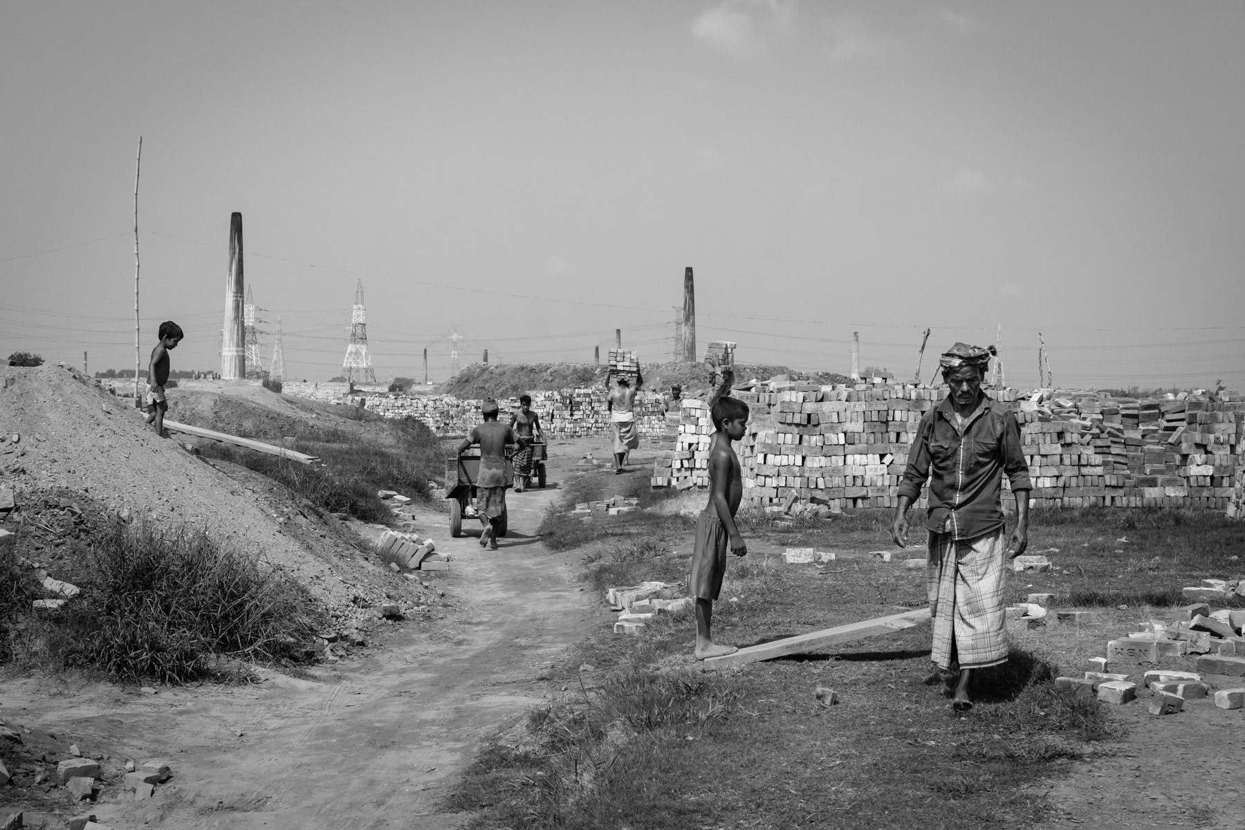 Amin Bazar brick kiln near Dhaka, Bangladesh, May 2015