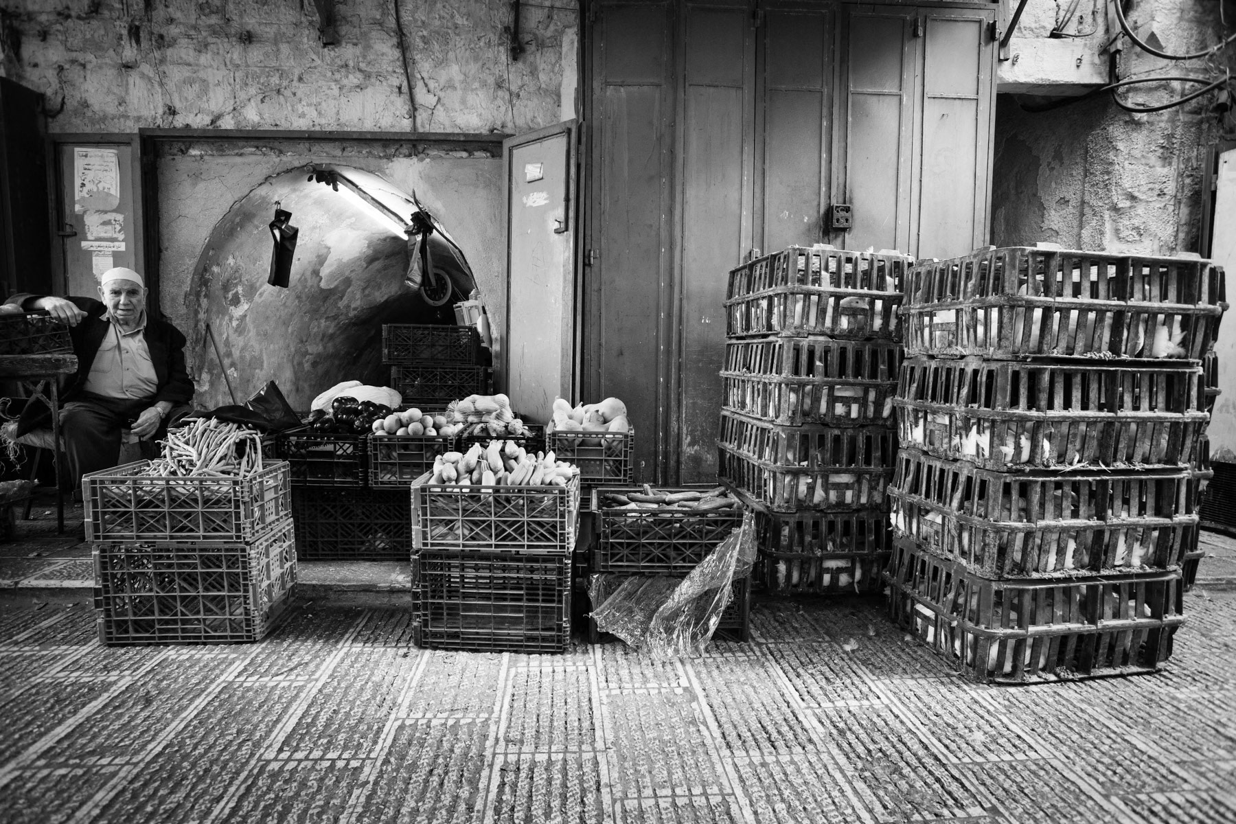Market place in Nablus, Palestine, November 2013