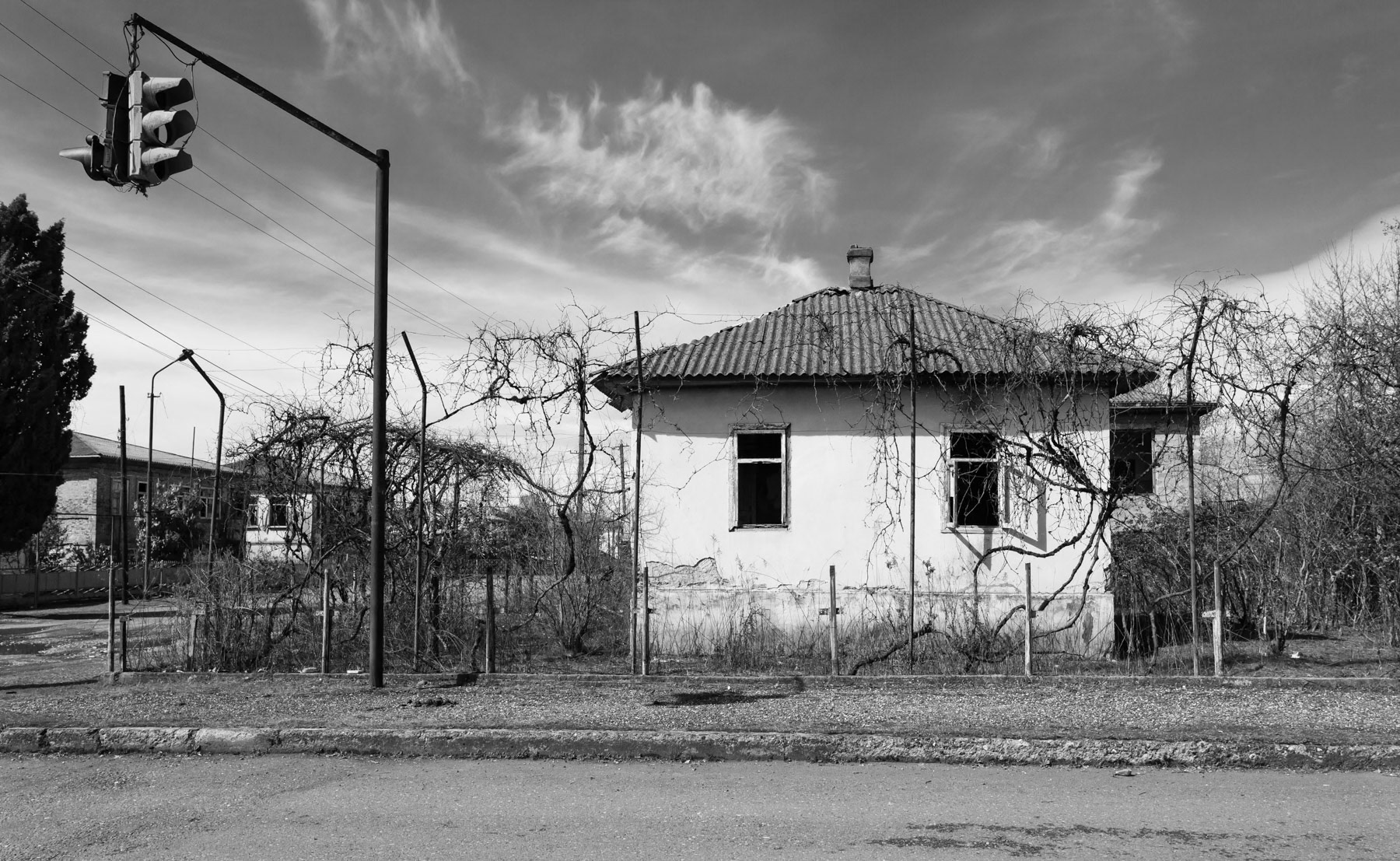 With more than half of the original population displaced, Ochamchire has a deserted and desolate feeling. Abkhazia, March 2014