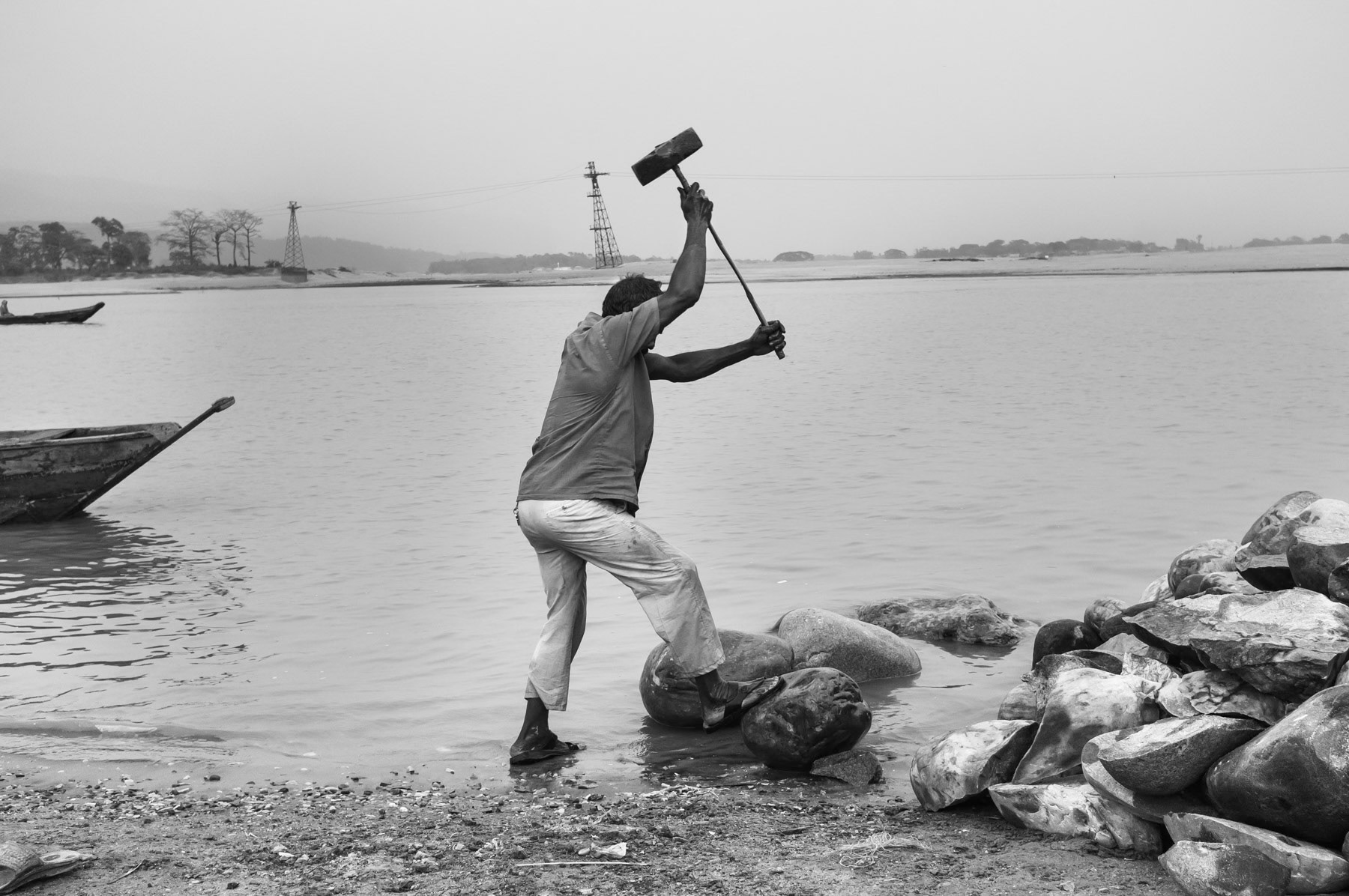 Stone crusher, Bholaganj, Bangladesh, December 2015