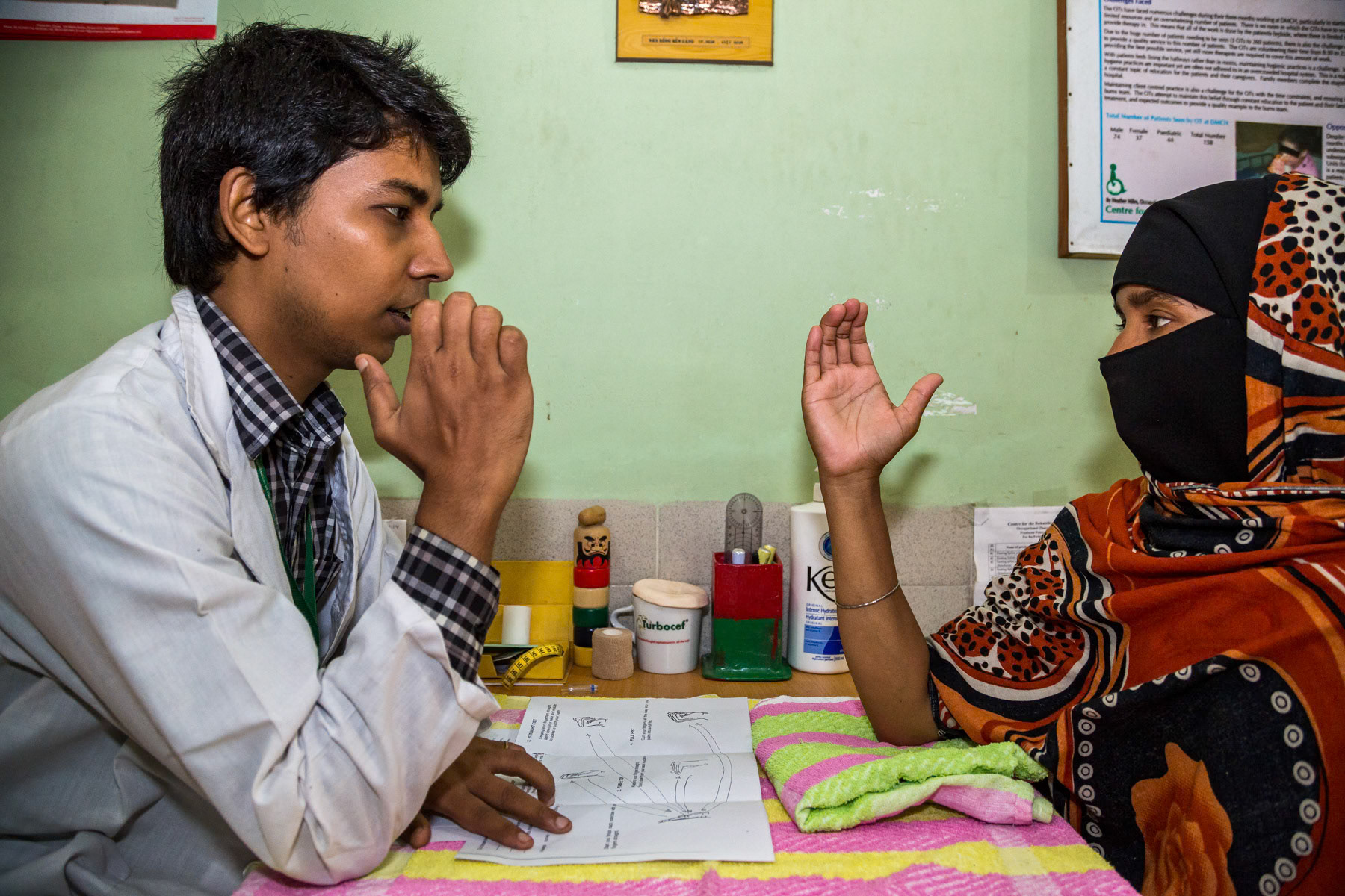 Occupational therapy, CRP Savar, Bangladesh, April 2014