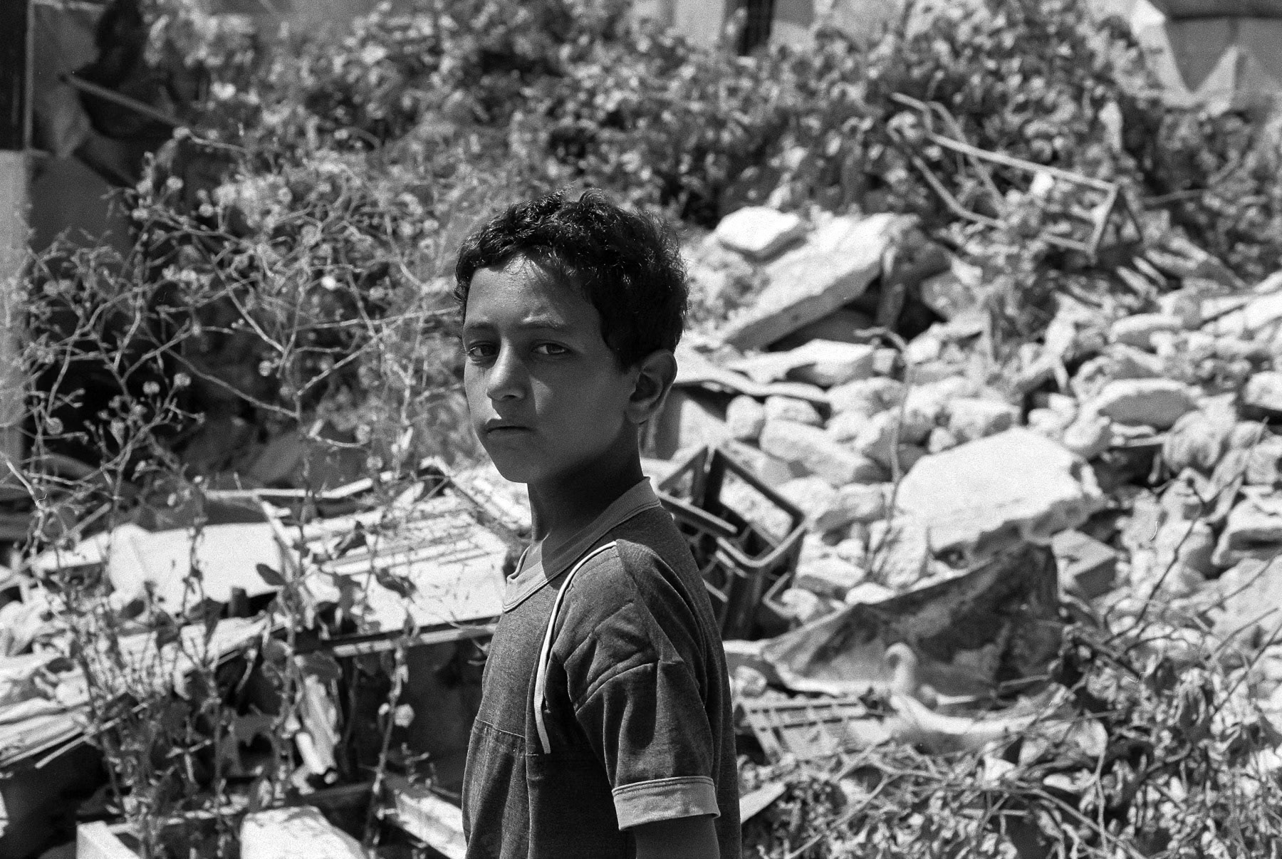 Dheisheh refugee camp, in the West Bank, Palestinian Occupied Territories, 1992