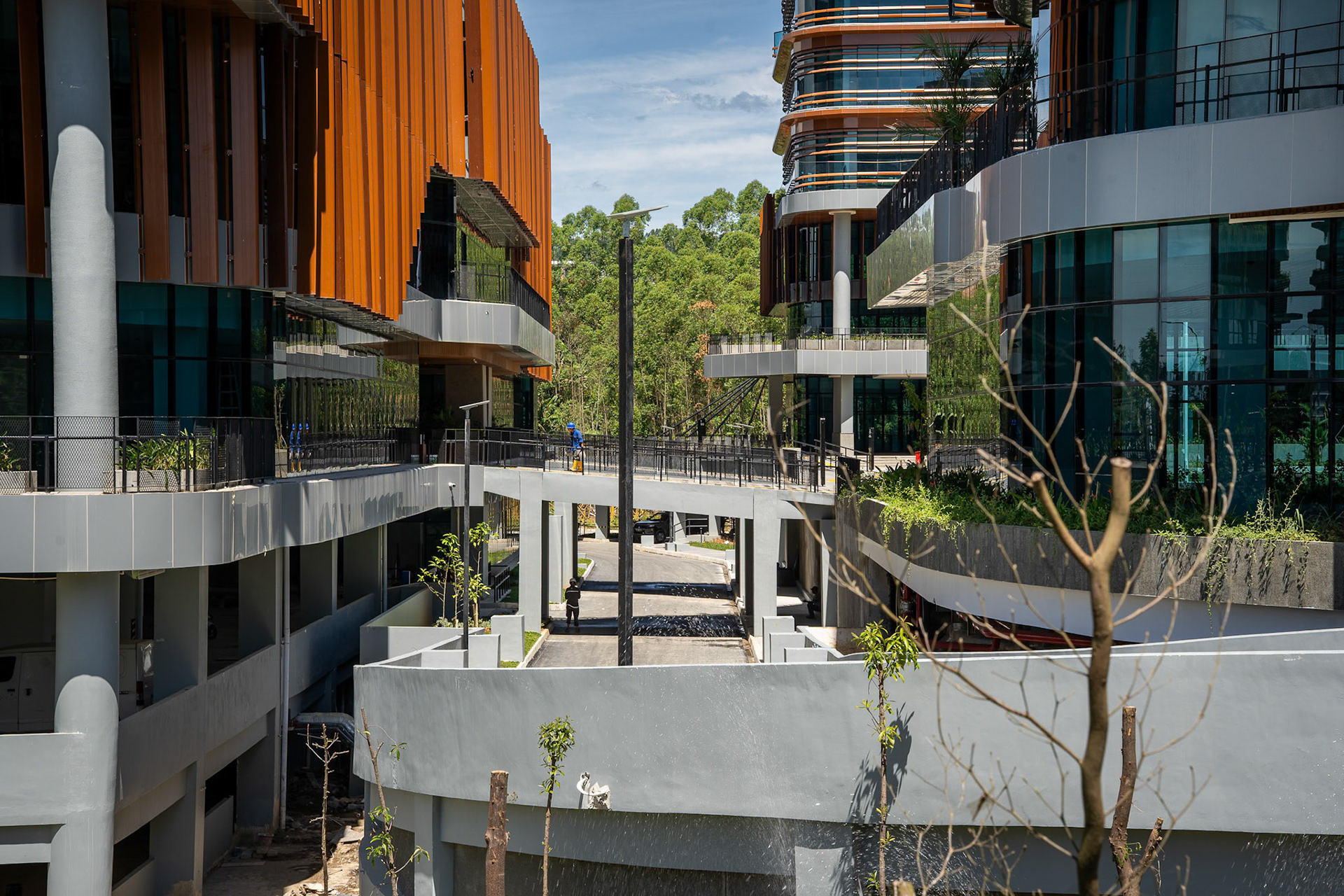 Architectural bravado vs. budgetary reality. The shift in government focus is written in the stillness of the concrete. Ibu Kota Nusantara (IKN), Indonesia, January 2026