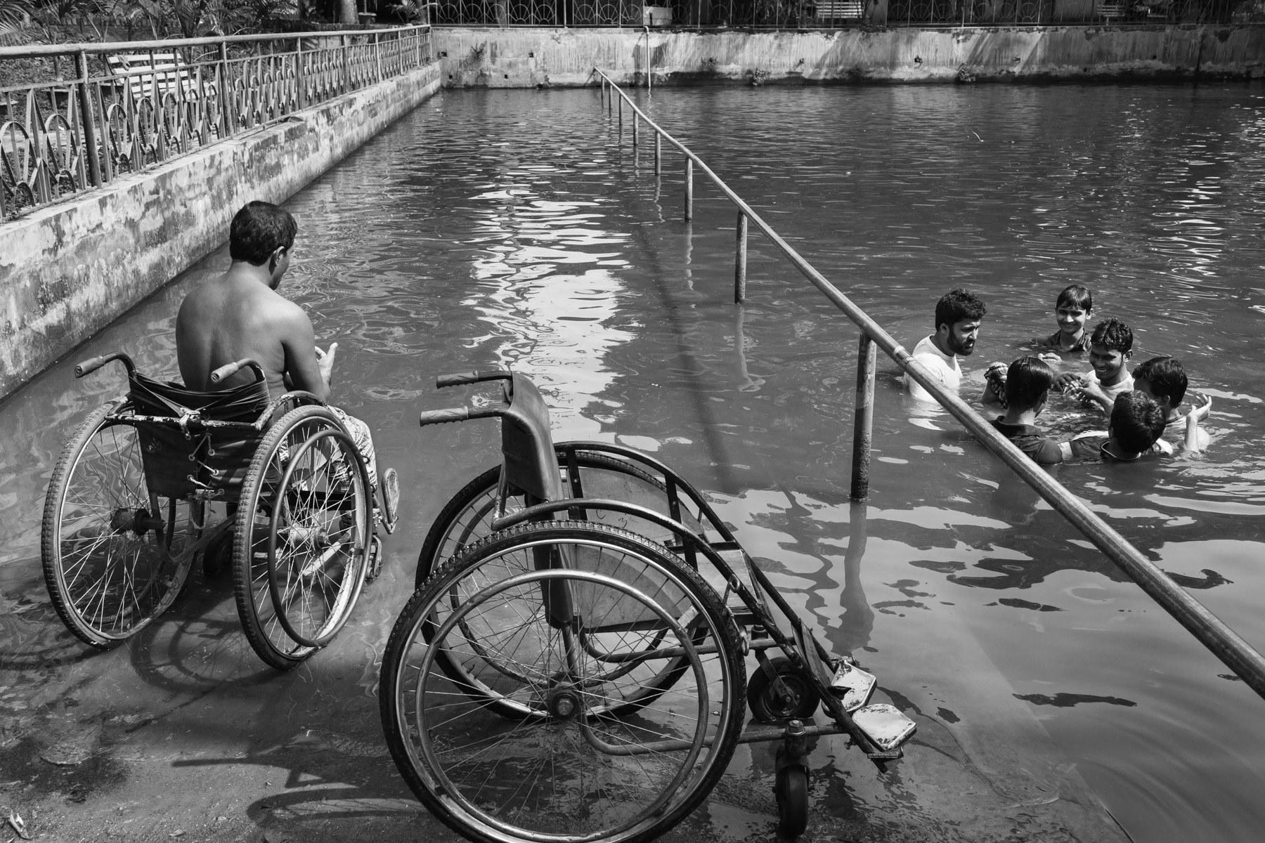 Aqua therapy, CRP Savar, Bangladesh, October 2014
