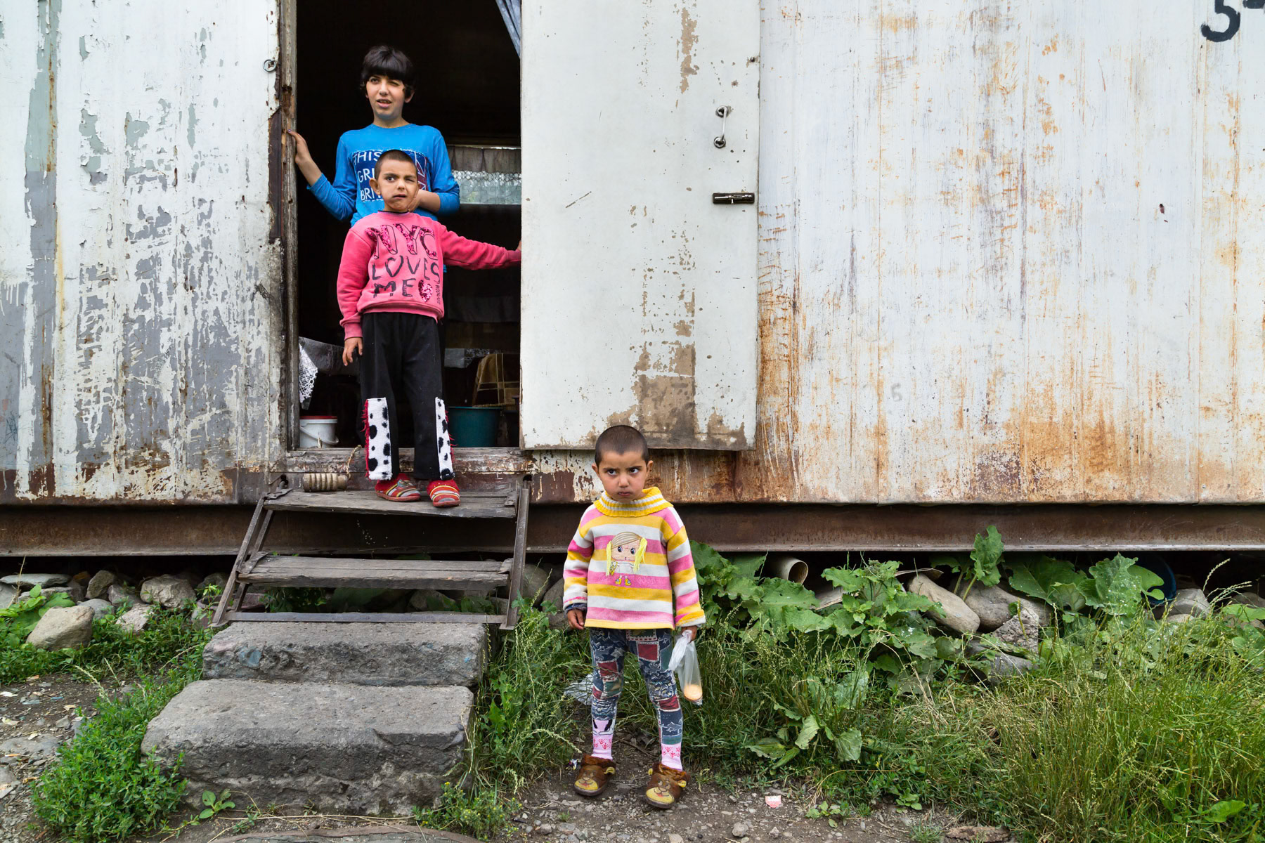 Domik encampment, Vanadzor, Armenia, July 2014