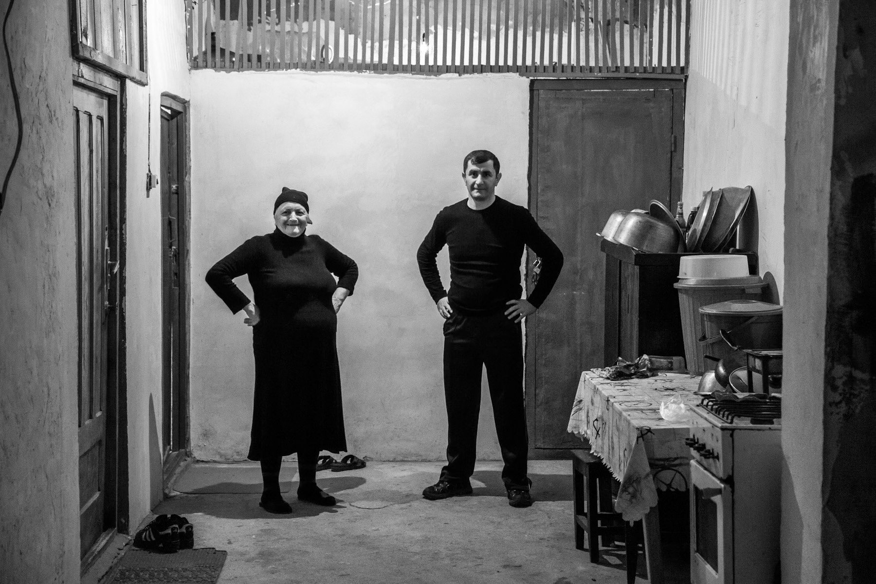People of Mingrelia in a Zugdidi collective centre, Georgia, October 2013