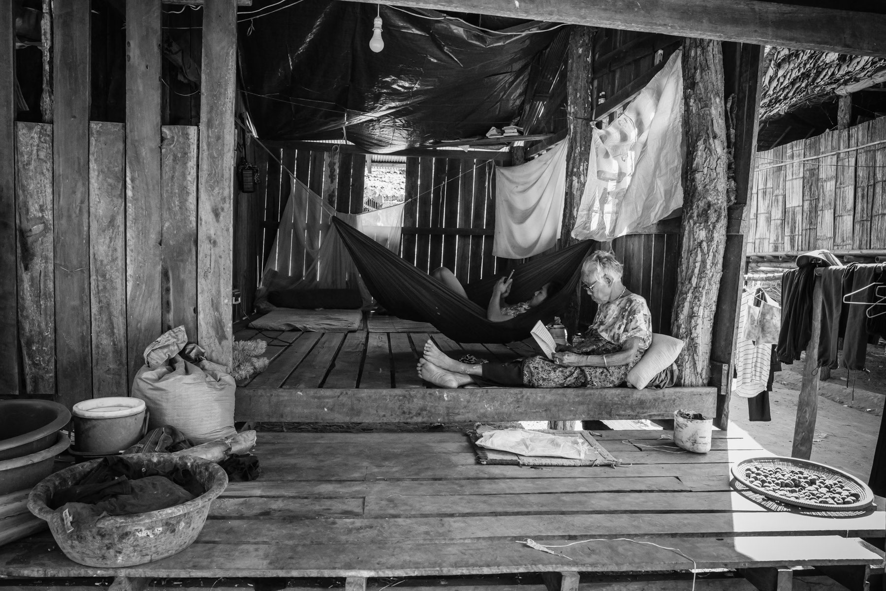 Lae Gho village in Kayin State,Myanmar, January 2024