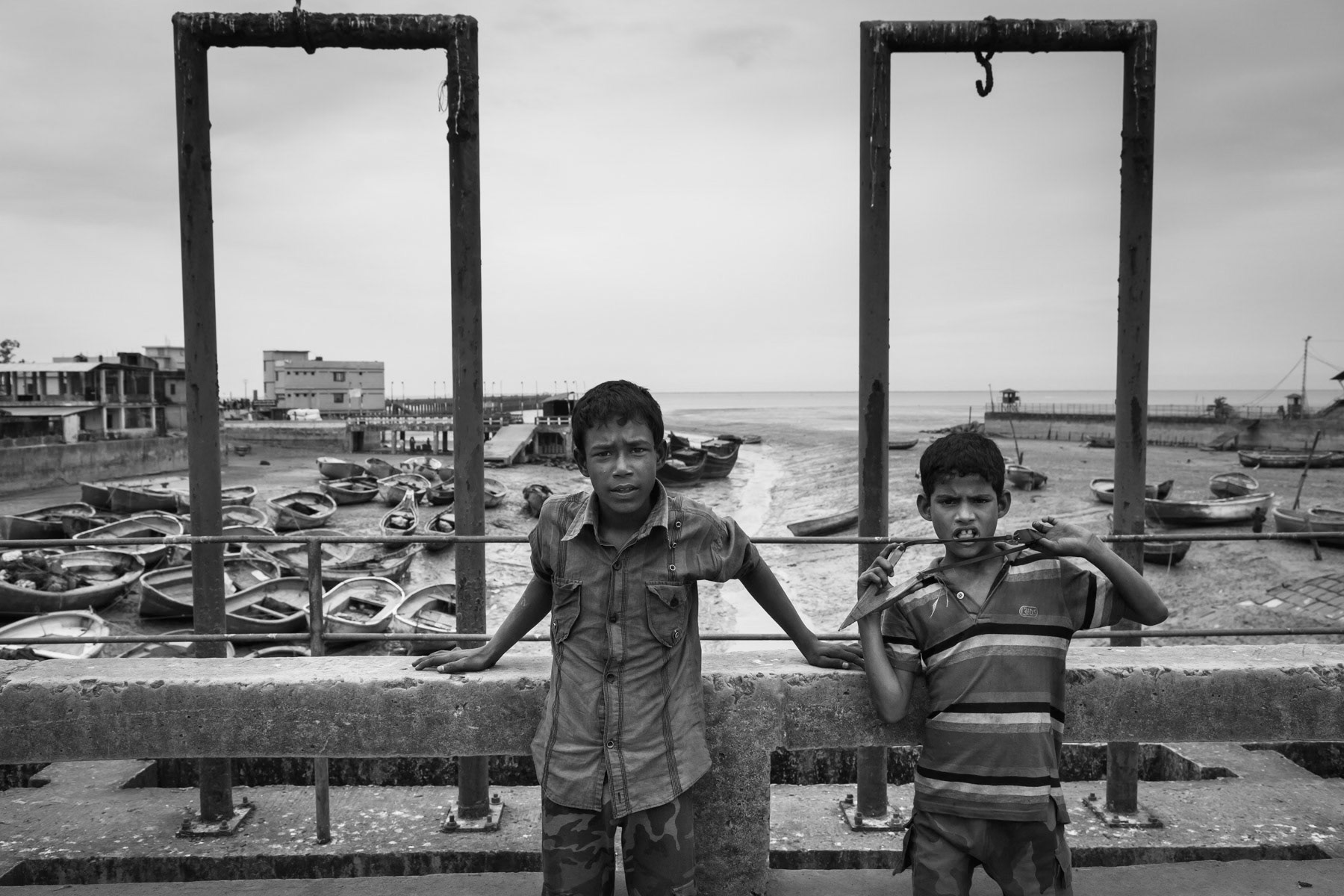 Kumira, a former fishing village nowadays a main spot for ship breaking yards, Chittagong, Bangladesh, October 2014