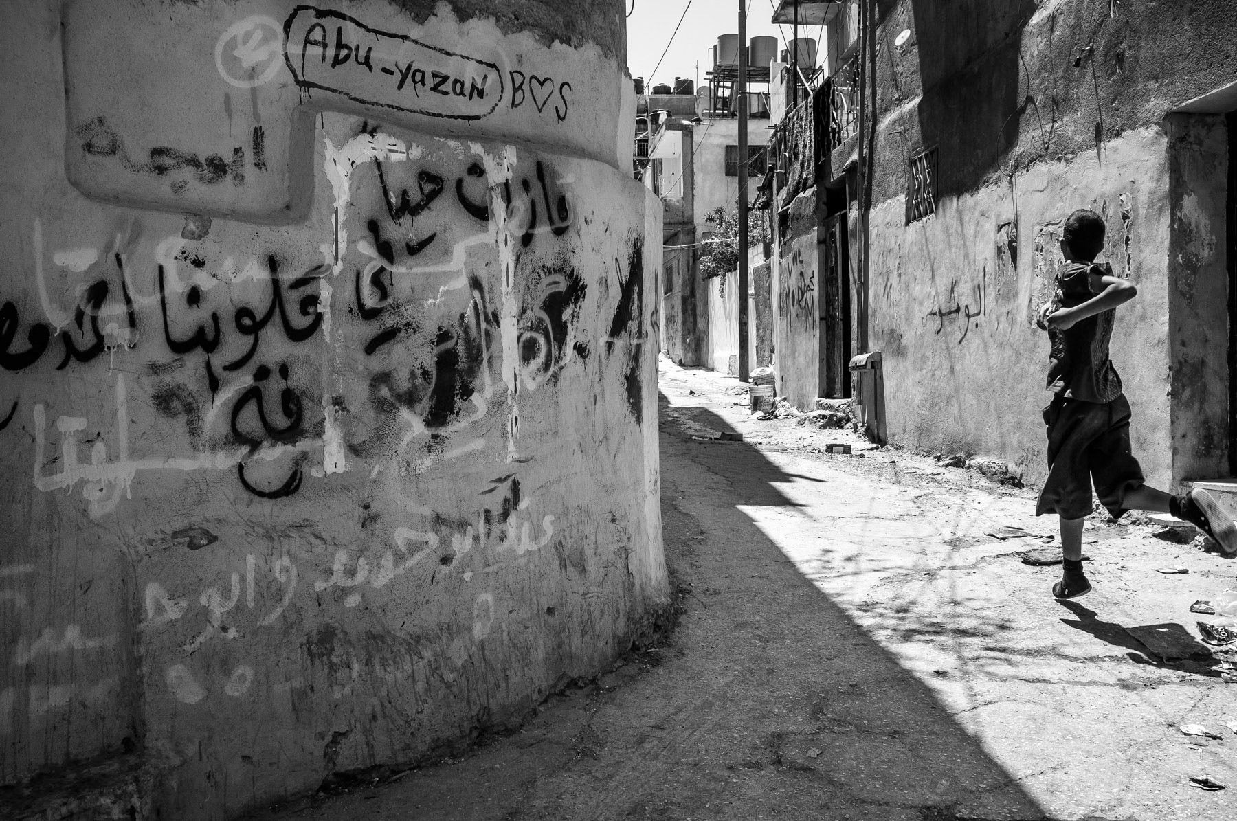 Dheisheh refugee camp near Bethlehem in the West Bank, Palestine, August 2013