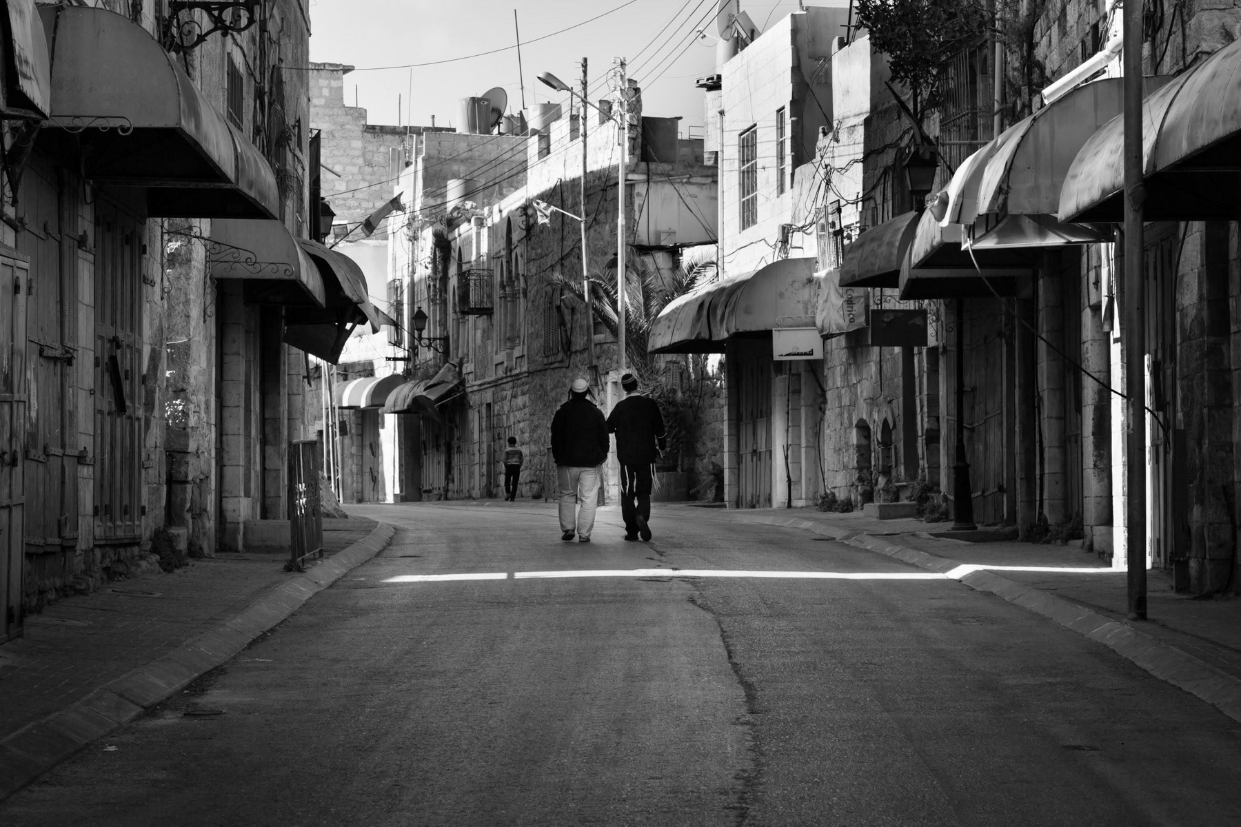 Shuhada street in Hebron, Palestine, November 2013