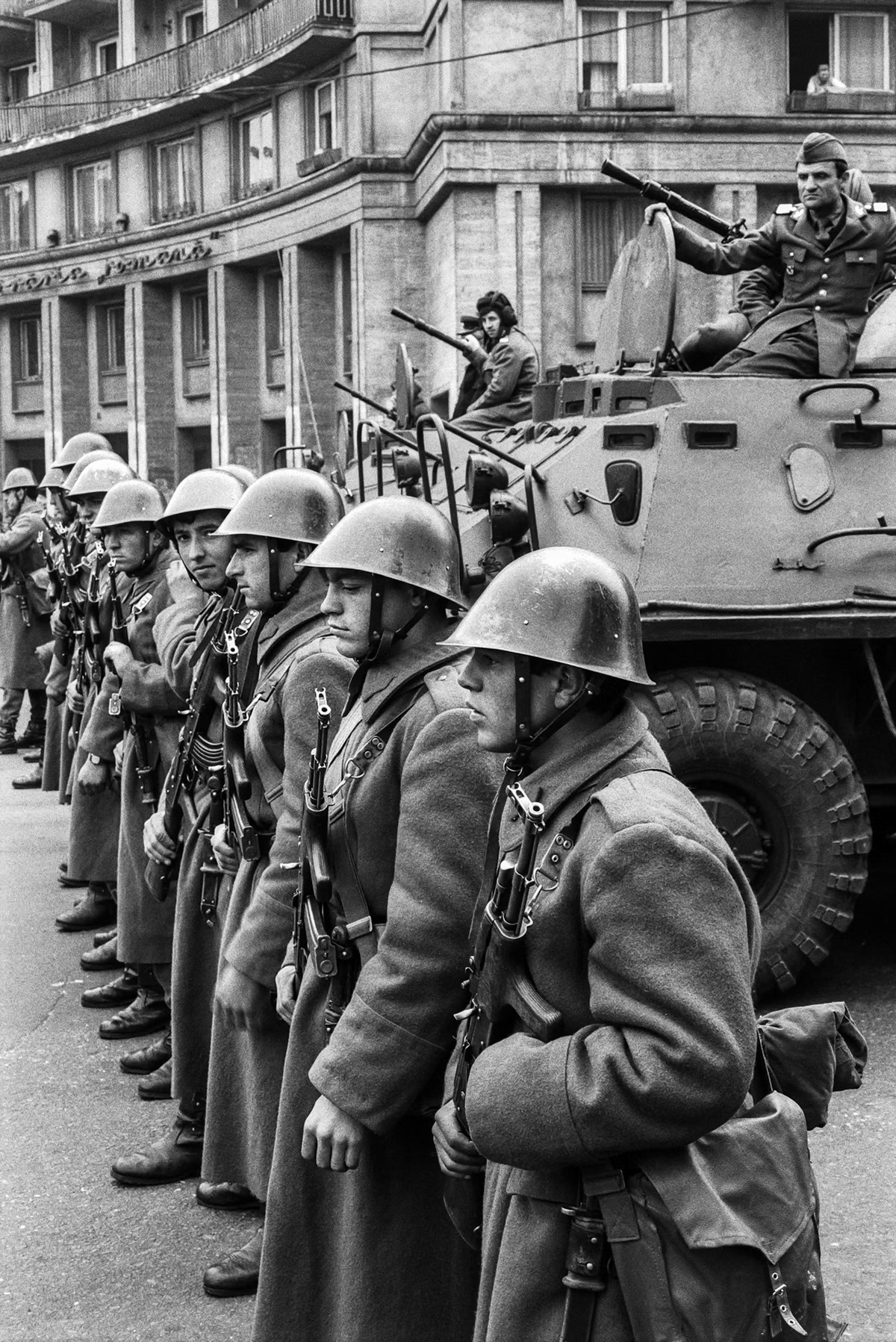 Post revolution readiness, Bucharest, April 1991