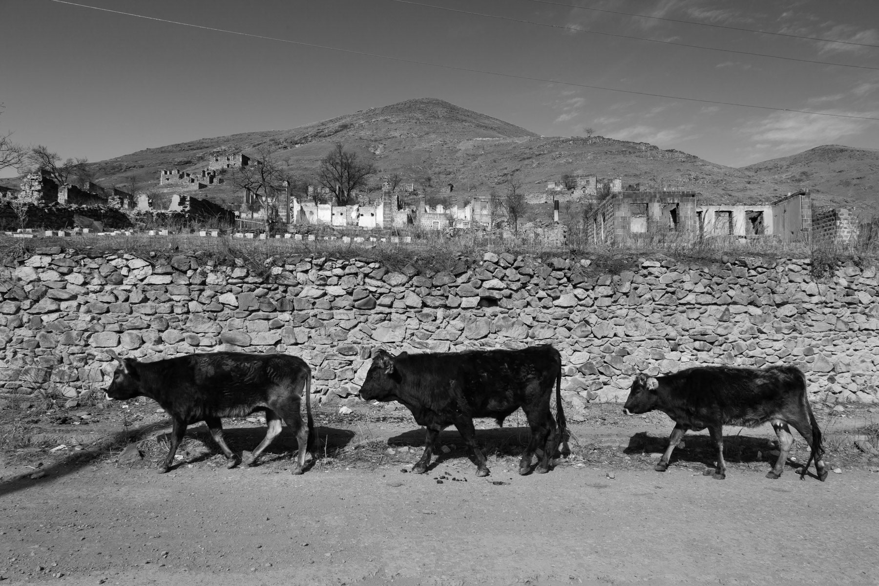 Karvachar town, Nagorno-Karabakh. February 2014