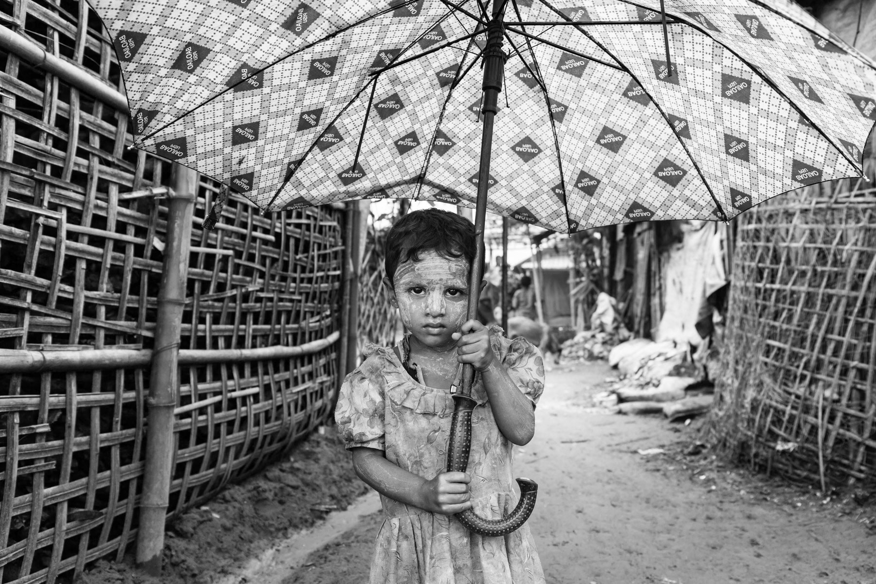 Rohingya girl in Dar Paing camp for internally displaced persons, Sittwe township, Myanmar, September 2015