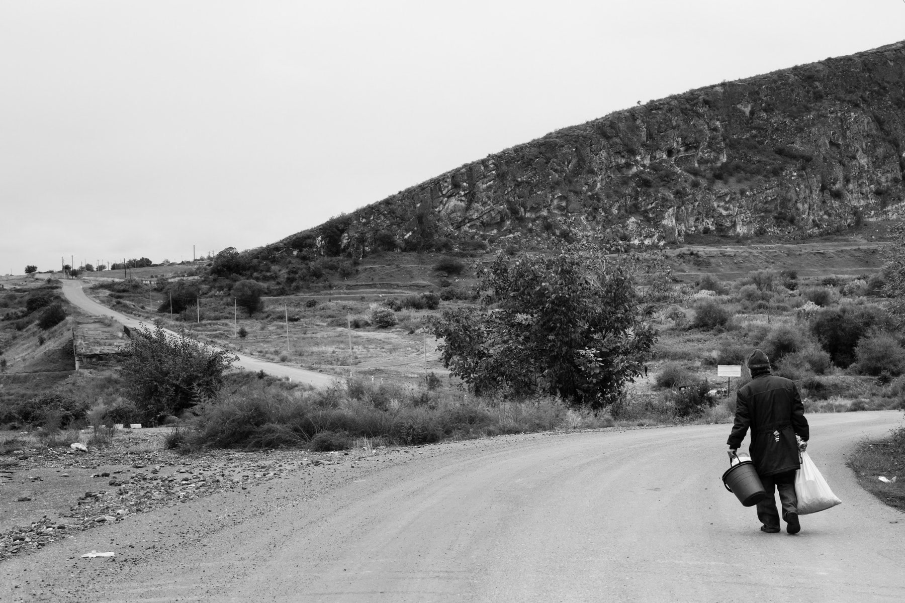 New Maragha village on the road between Martakert and Agdam, October 2013