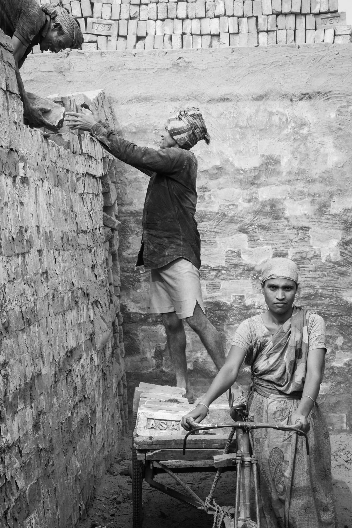Brick kiln workers, Amin Bazar, Dhaka, December 2015