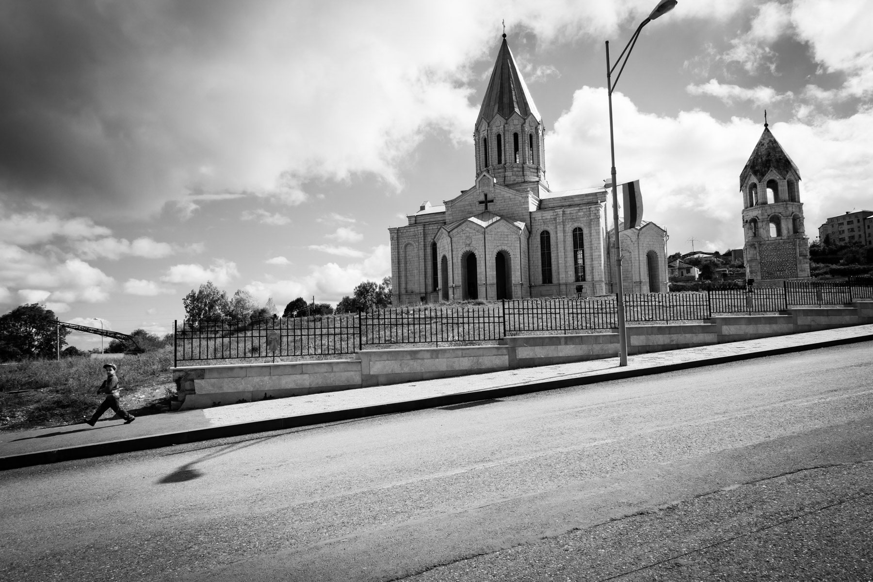 Ghazanchetsots cathedral in Shushi, Central Karabakh, October 2013