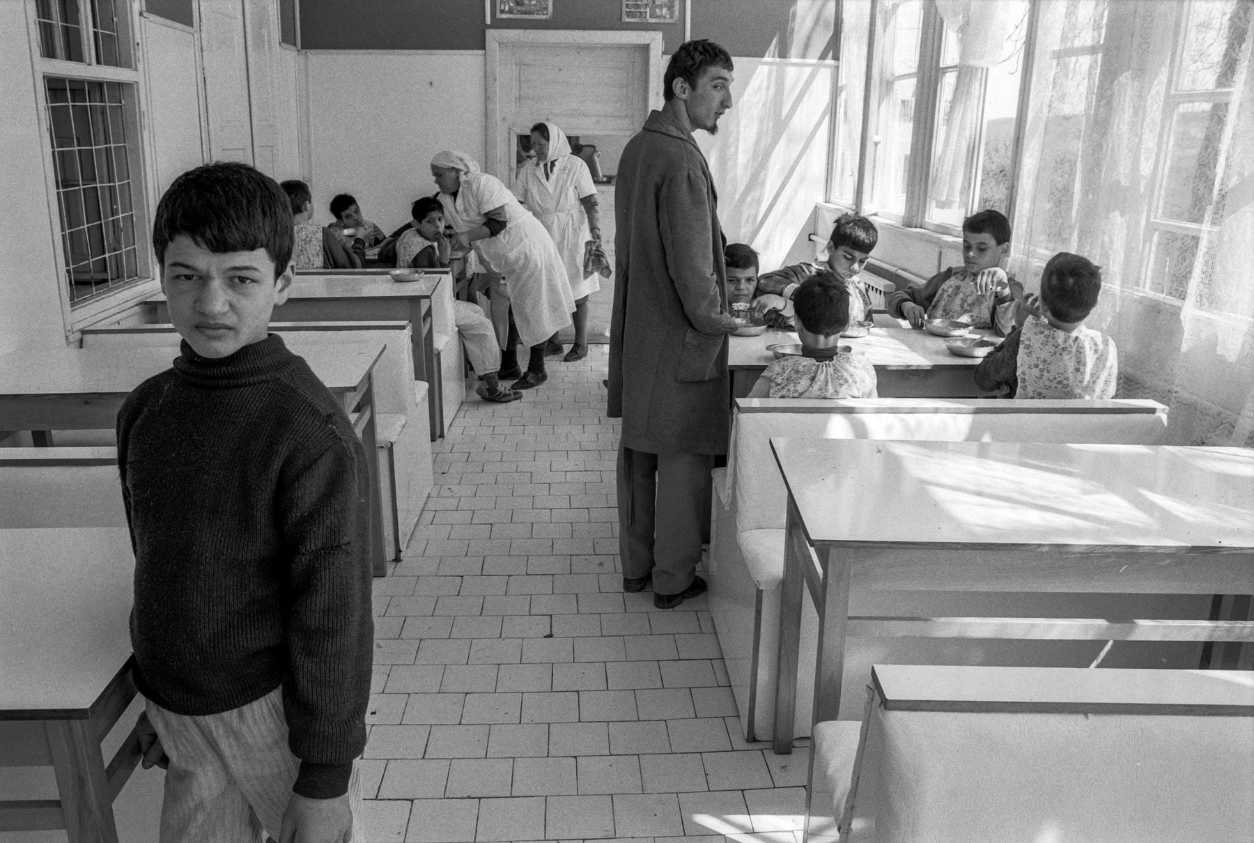 Cantine, Cluj-Napoca orphanage, Romania, May 1993