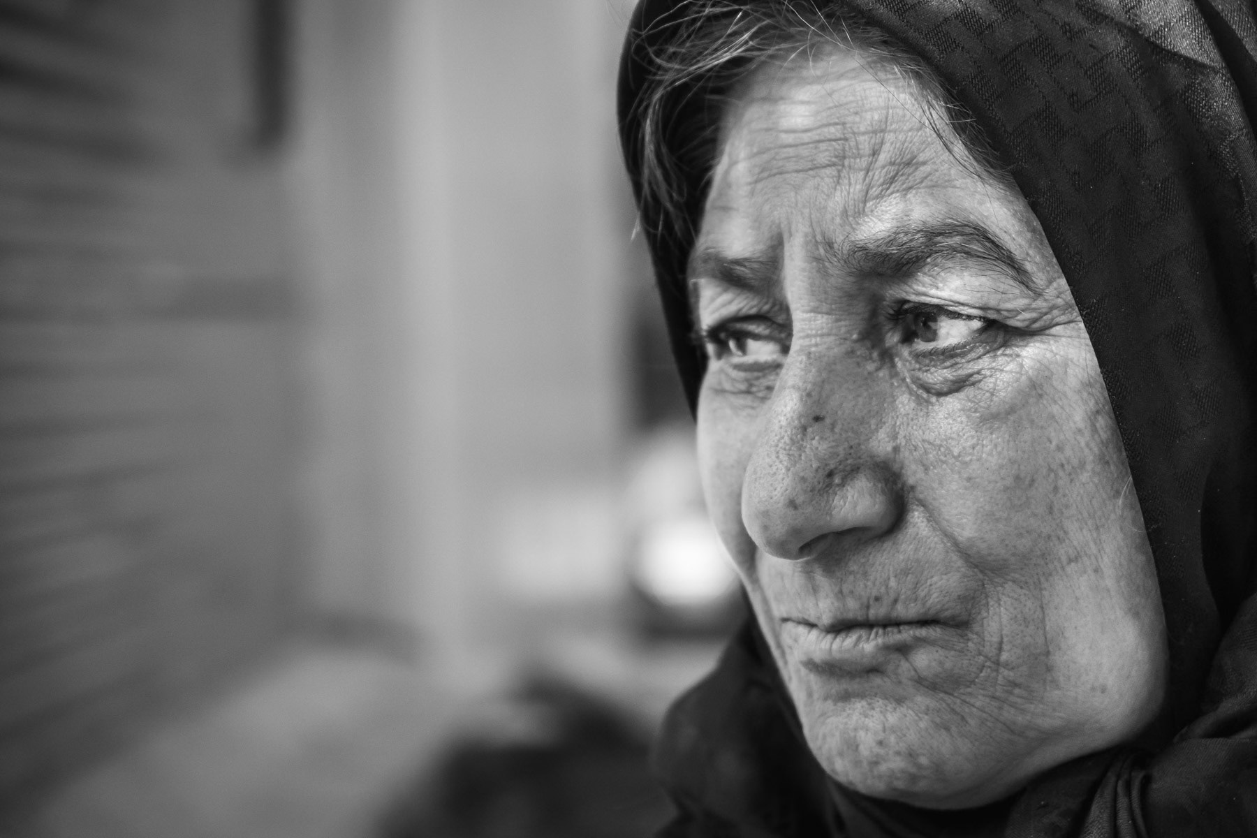 Resident and survivor of the chemical attack on the village in July 1988. No troops were present and a cease fire had already been signed when the attack took place, clearly targetting the civilian population who is mainly Kurdish. Zardeh, Kermanshah Region, Iran, April 2018