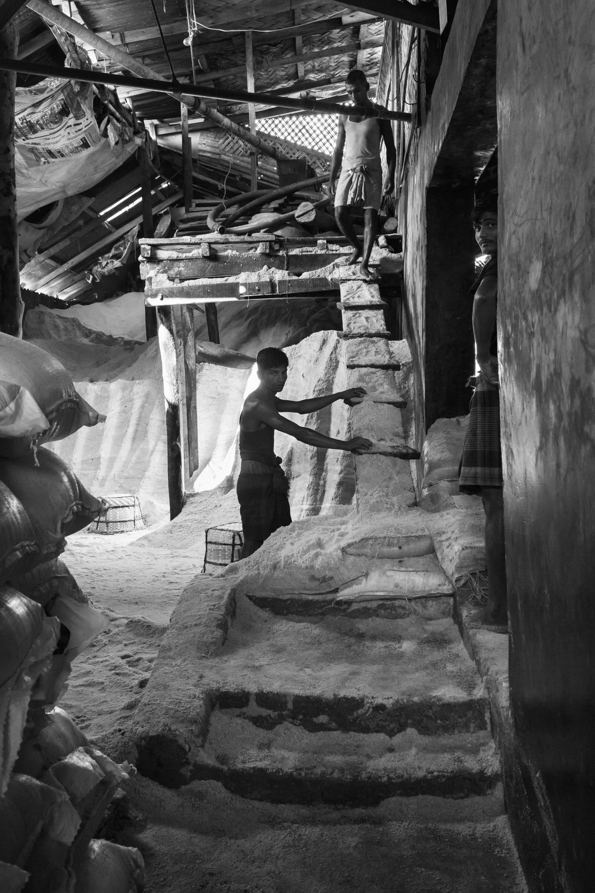 Salt processing plant, Chittagong, Bangladesh, october 2014