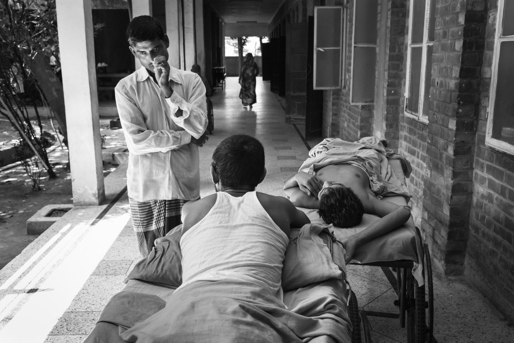 Spinal cord injury patients, Centre for rehabilitation of the paralysed, Savar, Bangladesh, October 2014