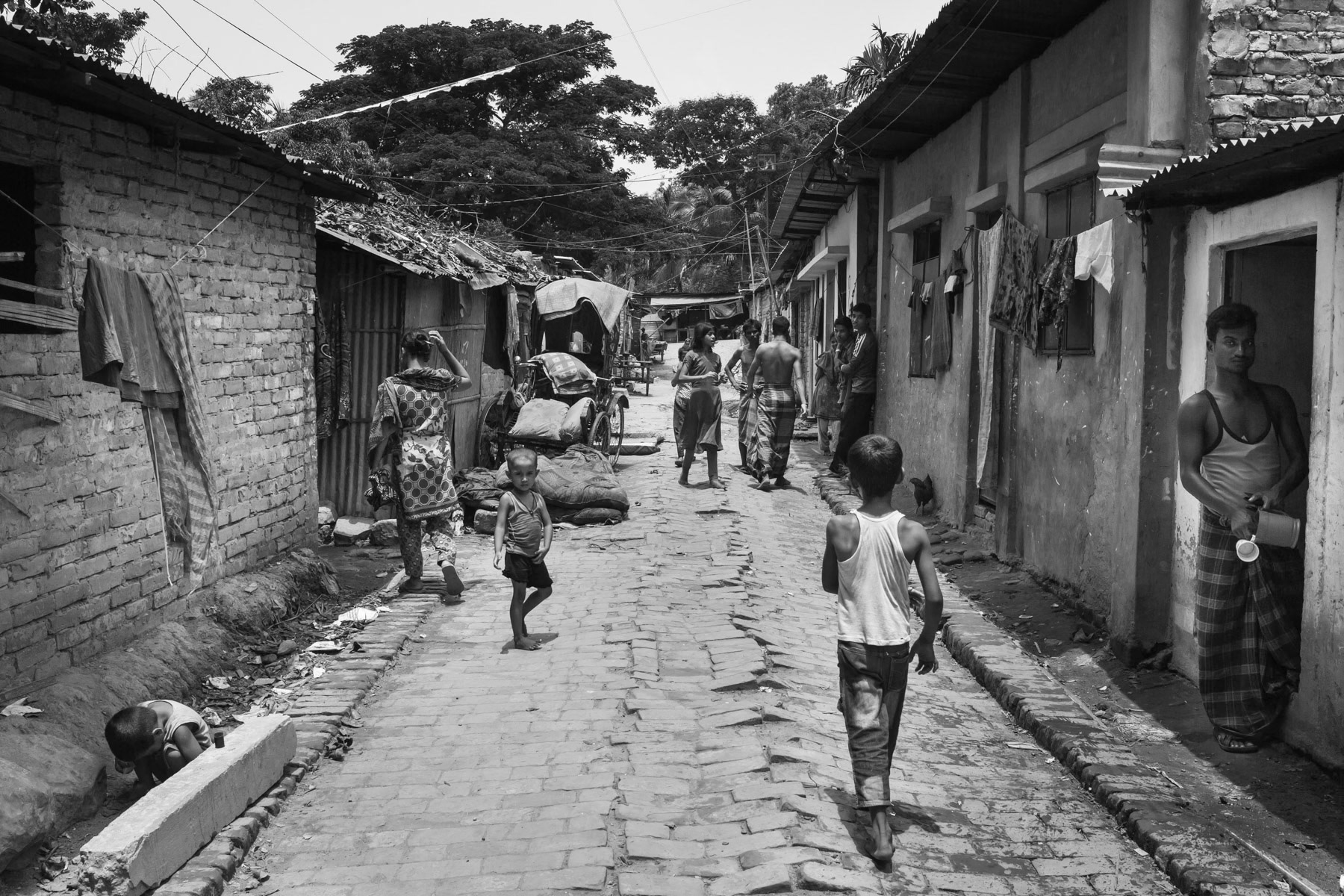 Jhowtila Bihari camp in Chittagong, Bangladesh, May 2015