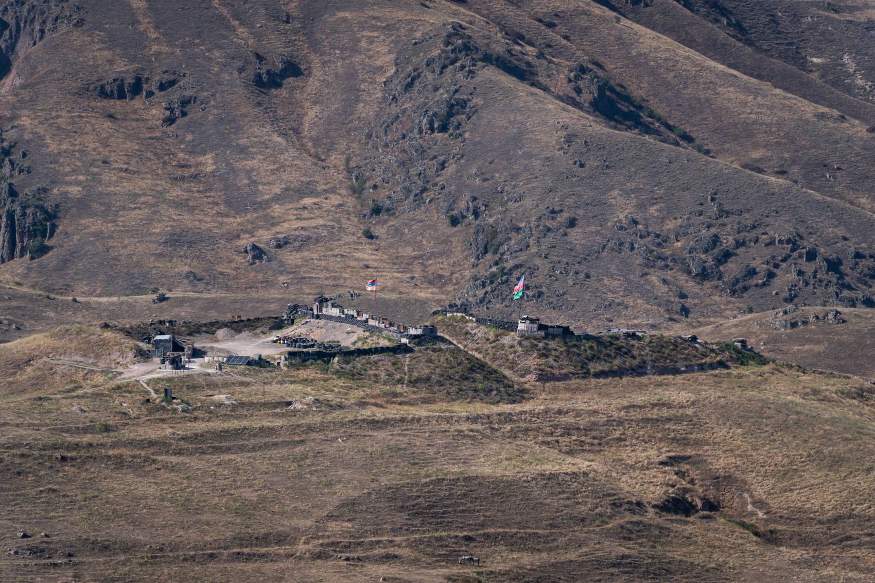 A fragile border in Khantsakh, where Azerbaijani and Armenian positions are separated by just five meters. There's palpable tension in these villages in the Syunik province of Armenia. September 2025.