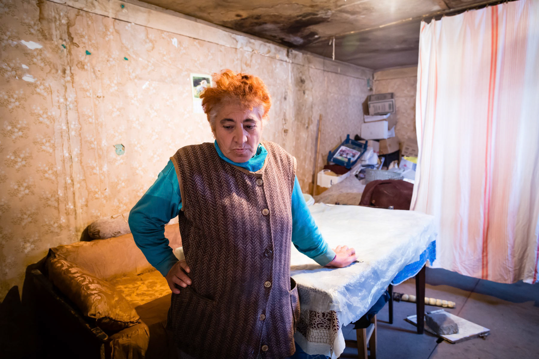 Interior of a domik, Vanadzor, Armenia, March 2014