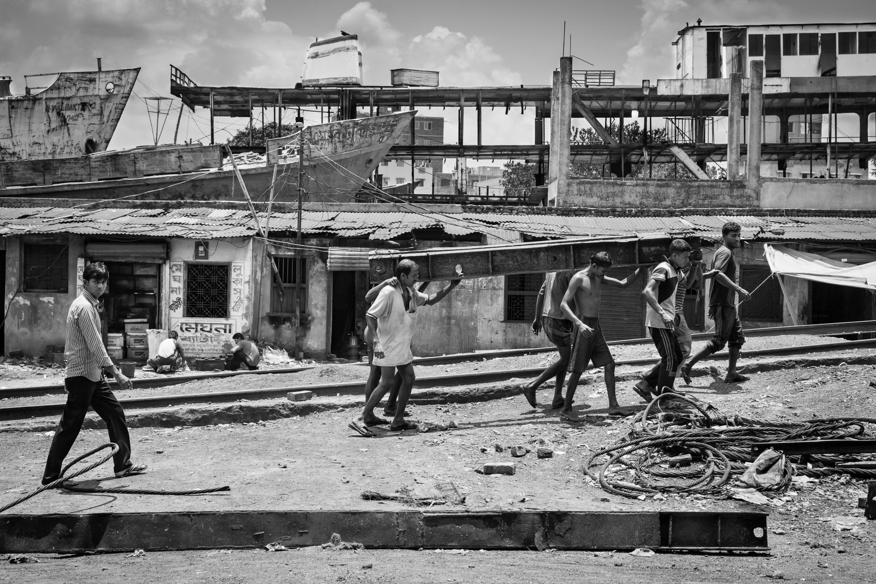 Kerenigong shipyards in Dhaka, Bangladesh, May 2015