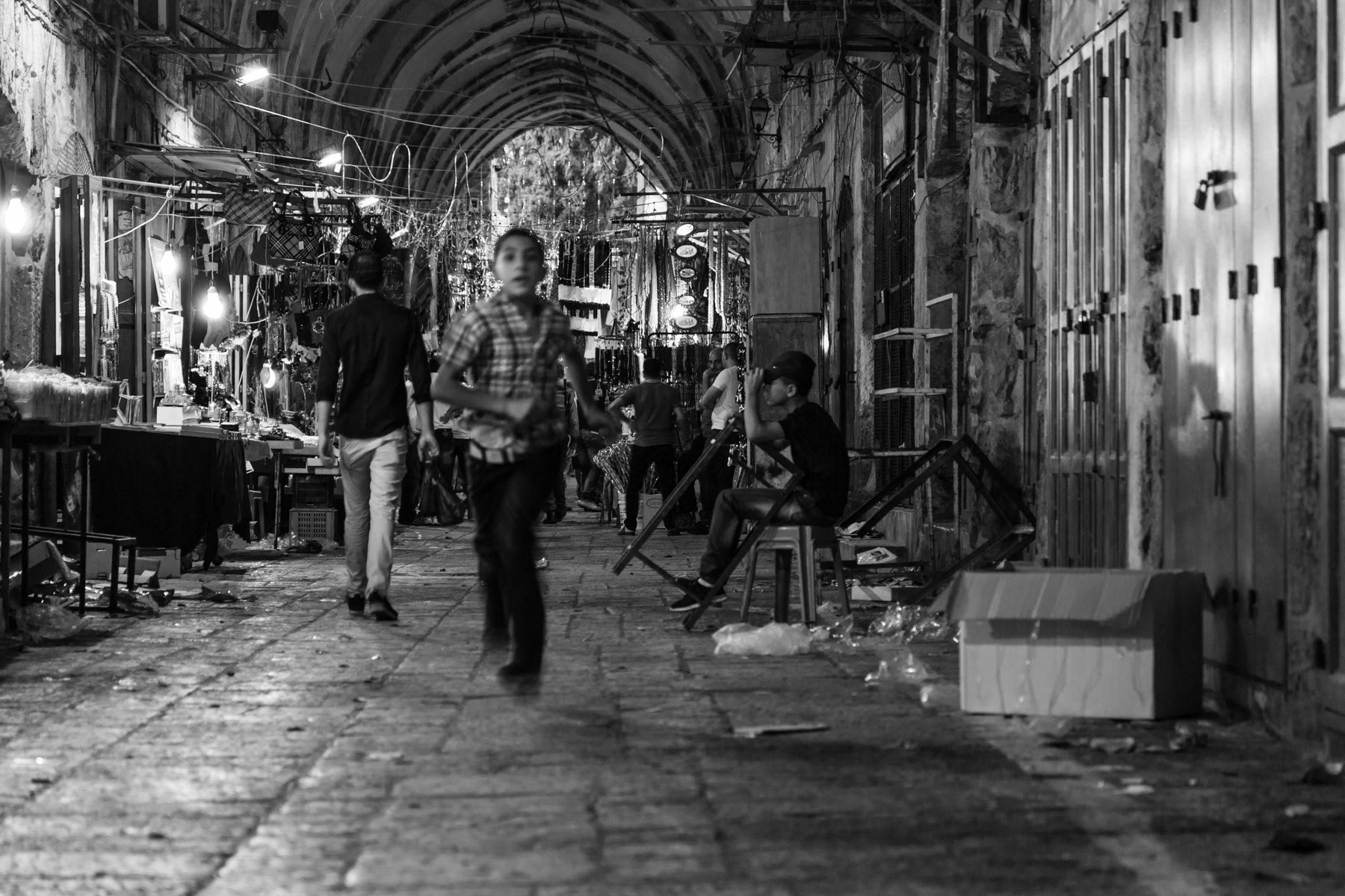 Time before closure, Old City, Jerusalem, July 2013