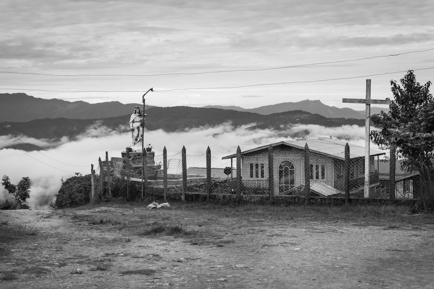 Khuahrang village in the Lautu region, Chin, Burma, September 2022
