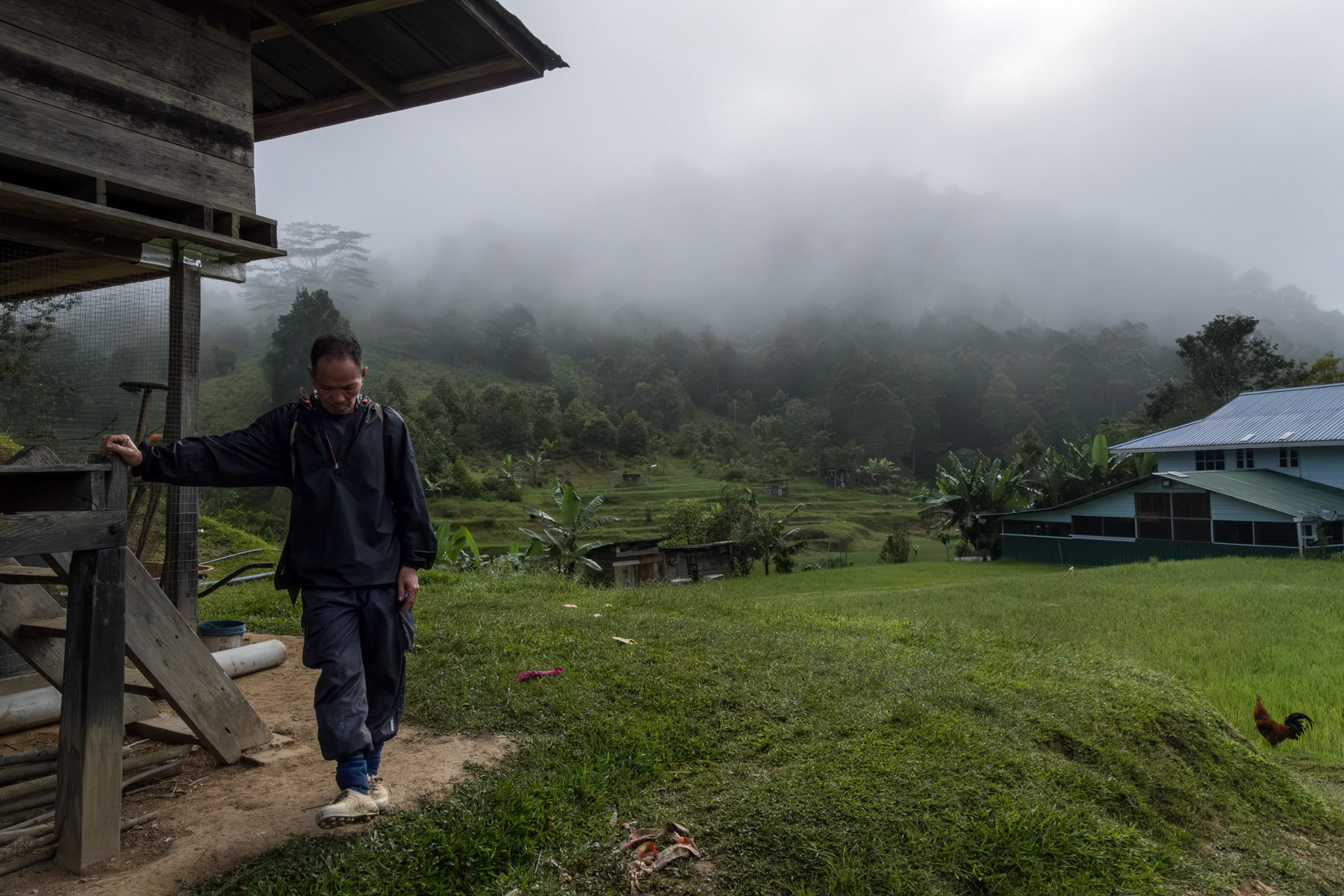 An indigenous person of the Kelabit tribe in Bario. Borneo, Malaysia, October 2023