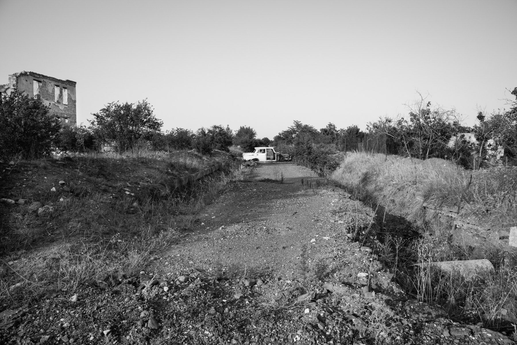 The highly contested city of Agdam left untouched since the end of the hostilities in 1994, Karabakh, July 2014