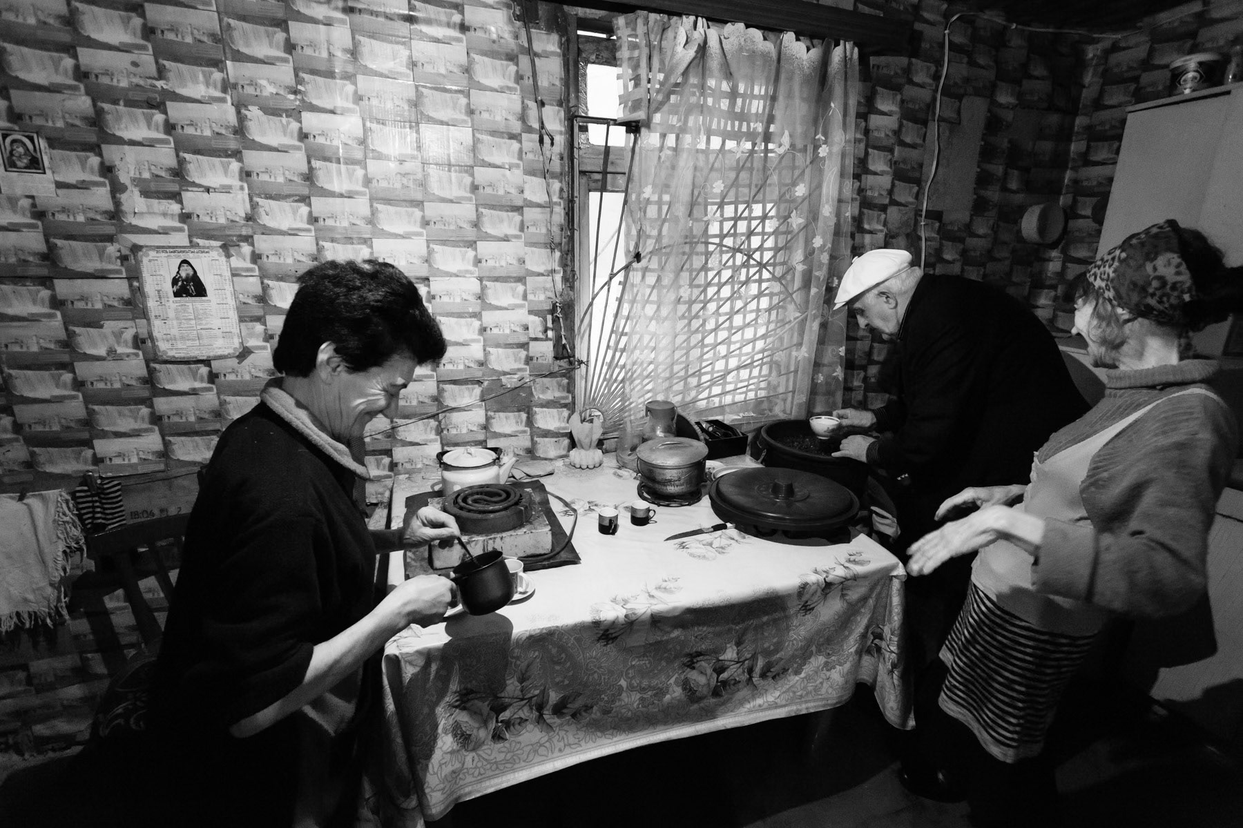 Georgian returnees at home in Gali, Abkhazia, October 2013