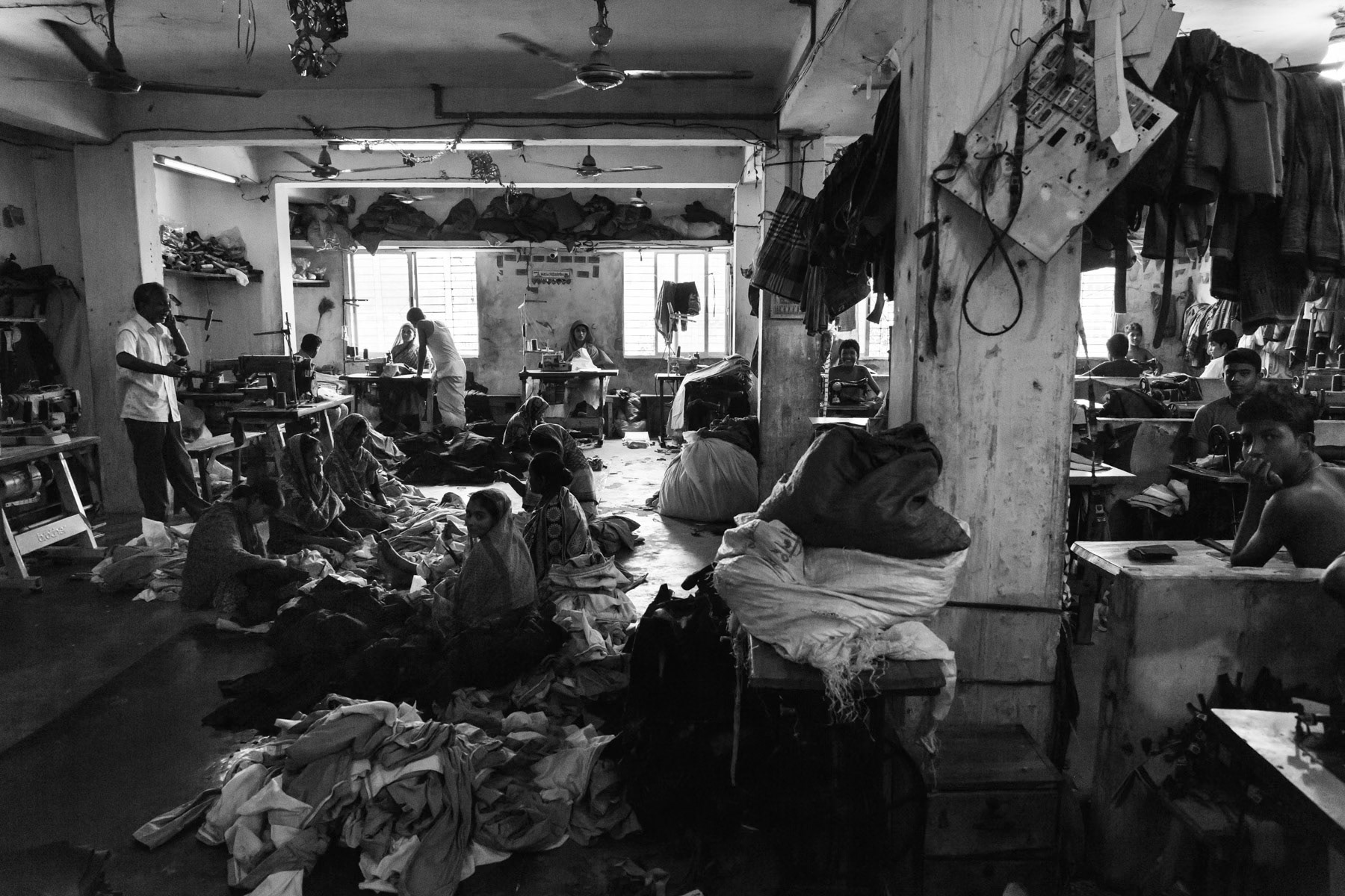 Garment factory in Dhaka for the domestic market, Bangladesh, May 2015