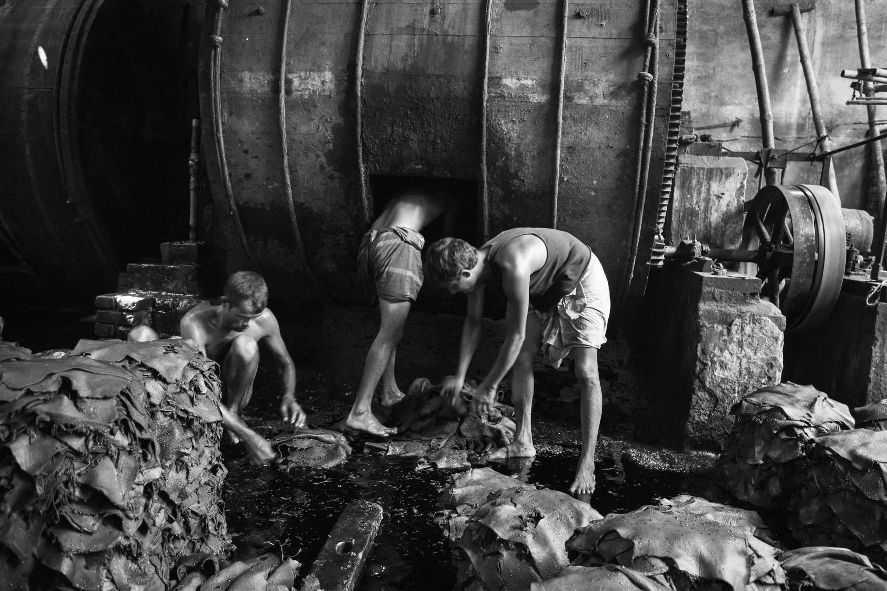 Hazaribagh tannery, Bangladesh, October 2014