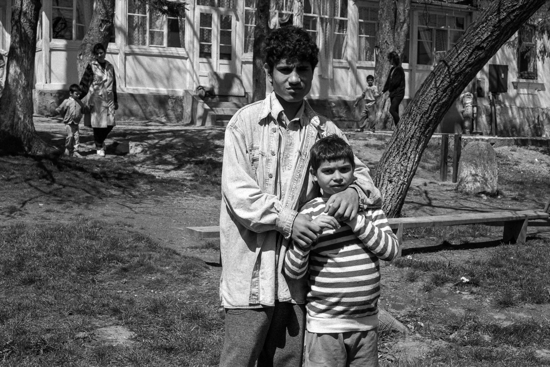 Orphans, Cluj-Napoca in Romania, May 1993